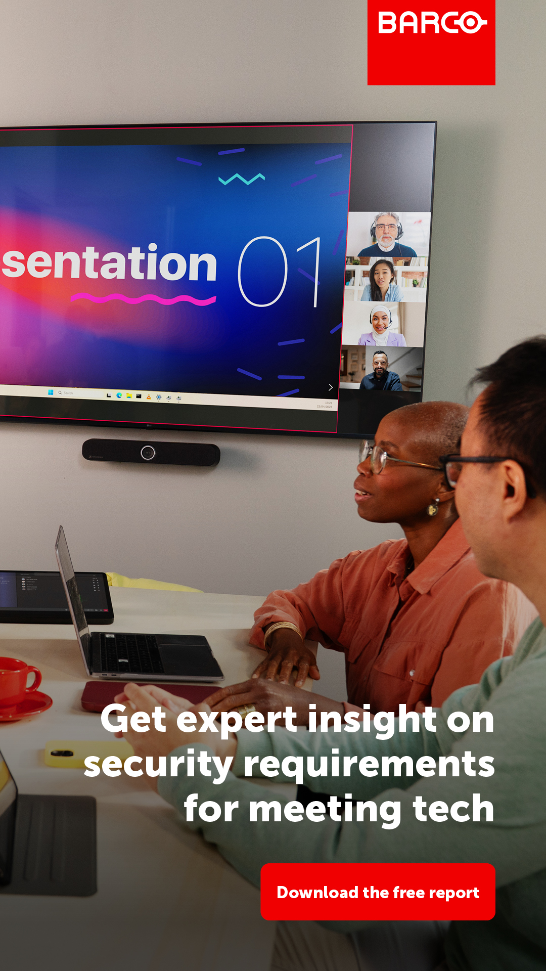 ClickShare by Barco Facebook ad from Feb 5, 2026