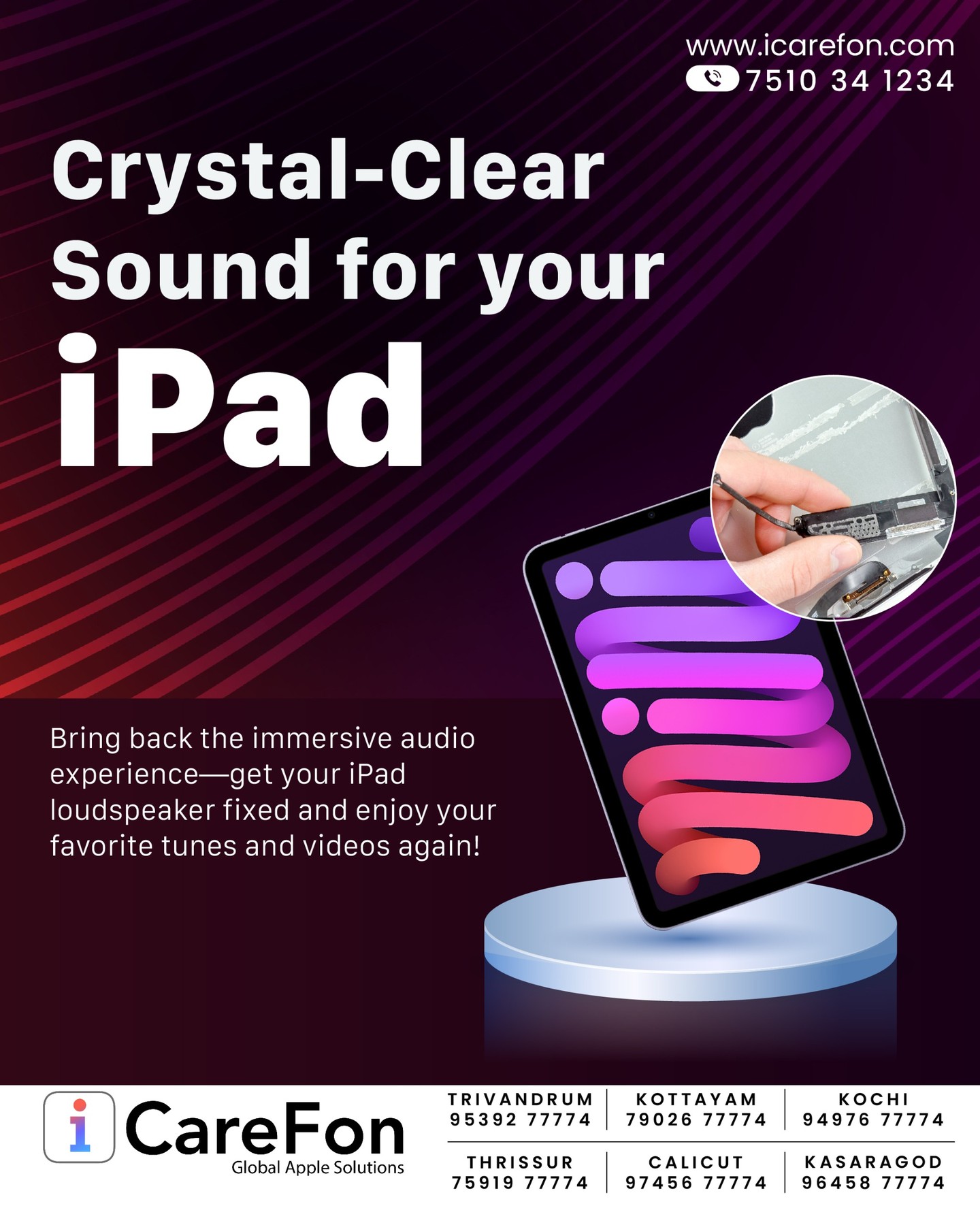 iCareFon Facebook ad: 𝐂𝐫𝐲𝐬𝐭𝐚𝐥-𝐂𝐥𝐞𝐚𝐫 𝐒𝐨𝐮𝐧𝐝 𝐟𝐨𝐫 𝐘𝐨𝐮𝐫…