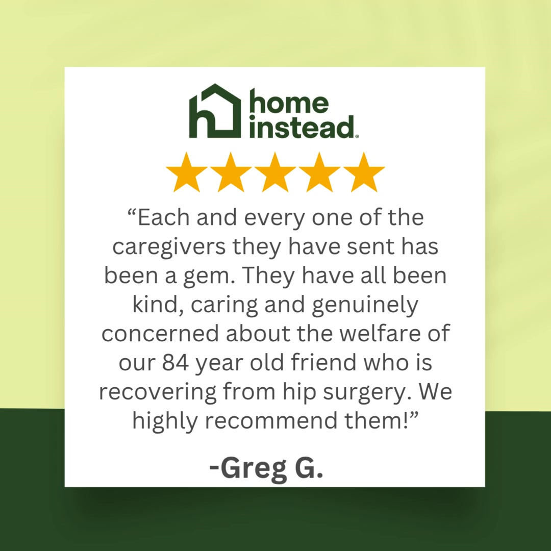 Home Instead Guilford Facebook ad: We are so grateful to our clients for…