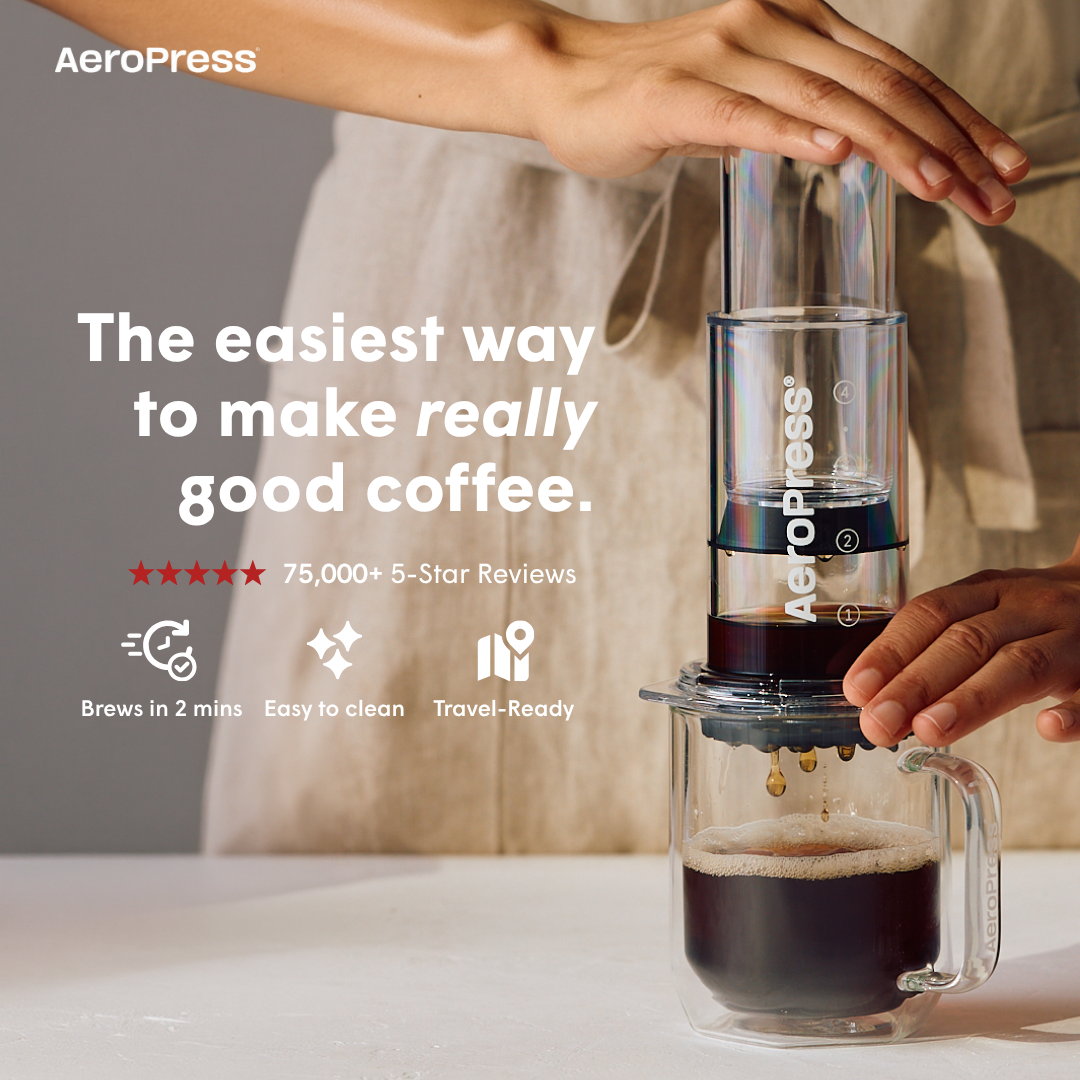 AeroPress Facebook ad