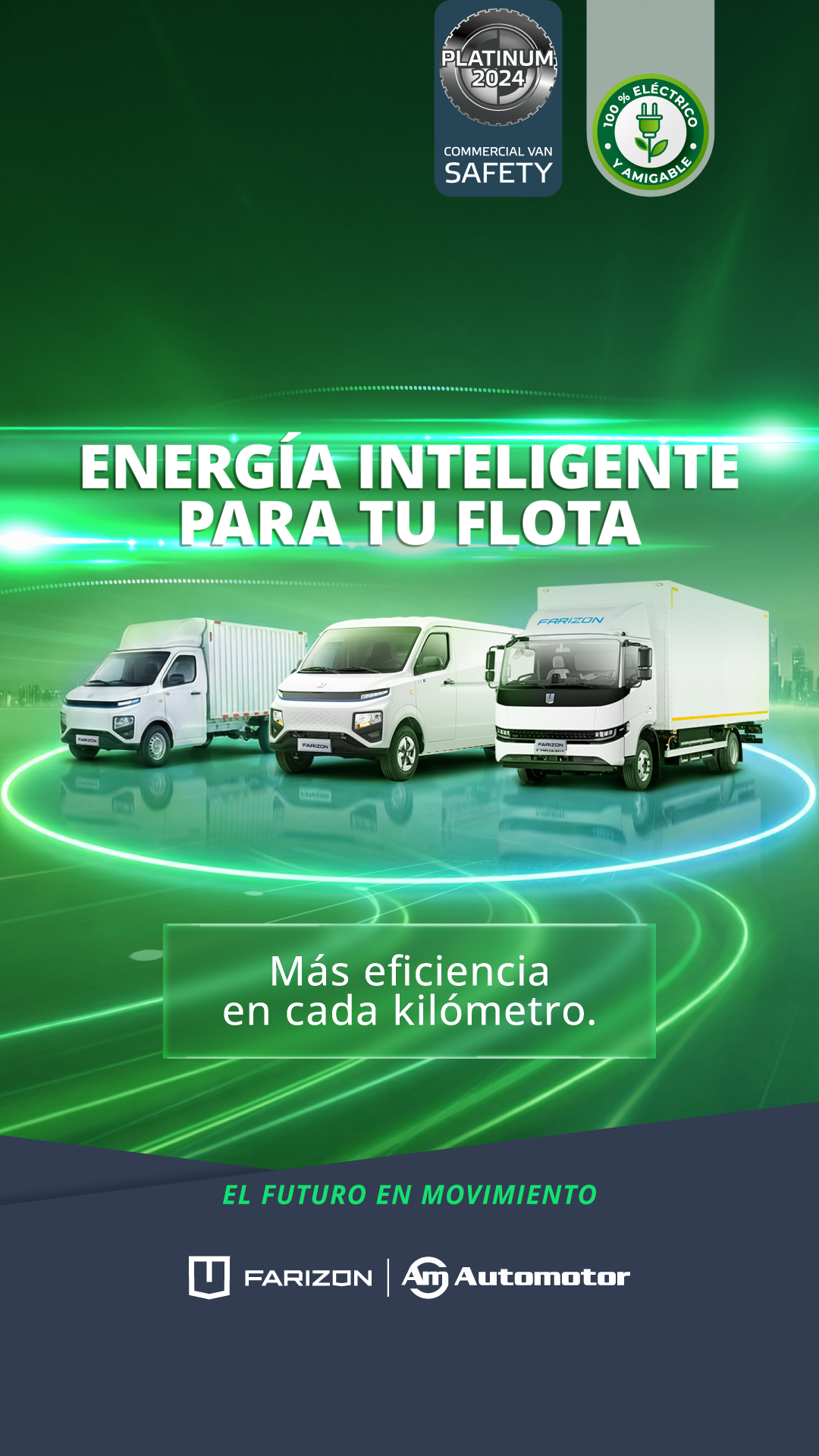 Farizon Paraguay Facebook ad: El transporte comercial evoluciona.