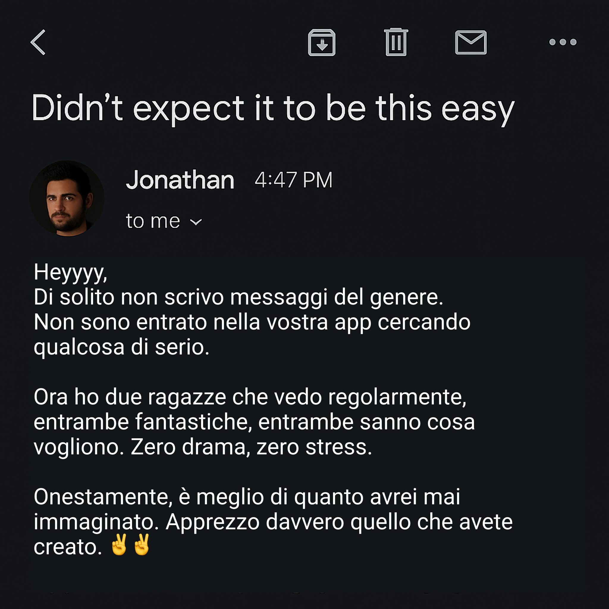 Shared Moments Facebook ad: Su Pure andiamo al sodo