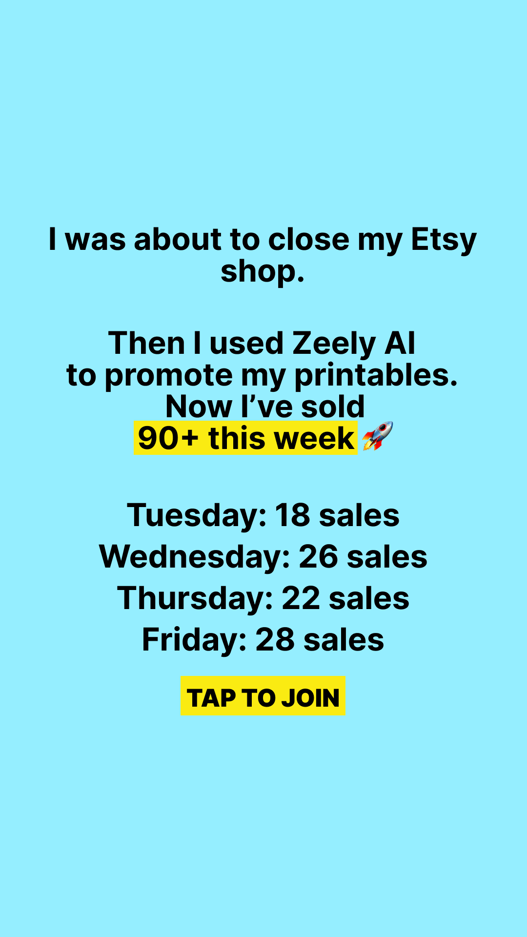 Zeely Facebook ad