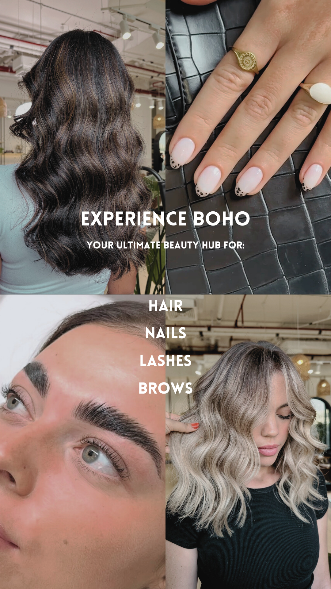 Boho Salon Facebook ad