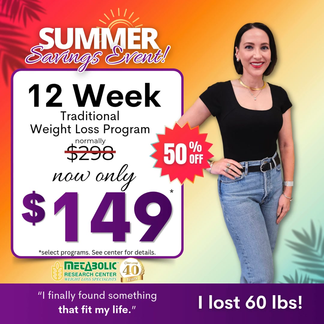 Metabolic Research Center Midwest Facebook ad from Jul 31, 2026