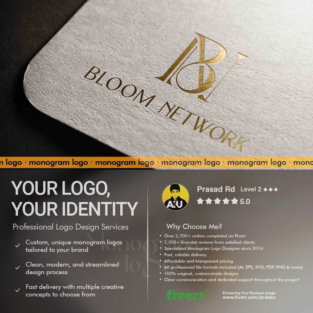 AKU Designs Facebook ad: Your brand deserves a logo that speaks before…