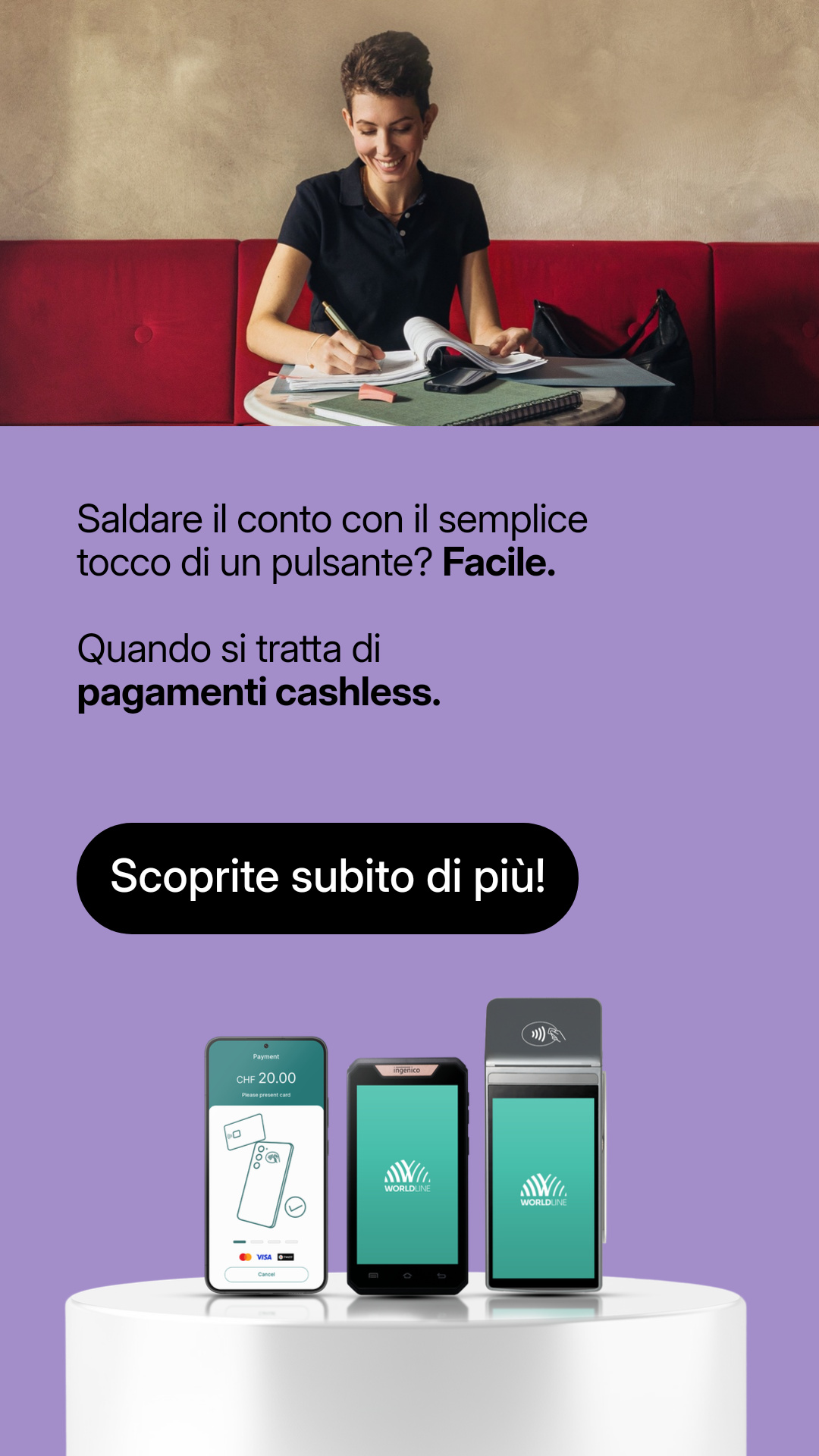 Worldline Switzerland Facebook ad