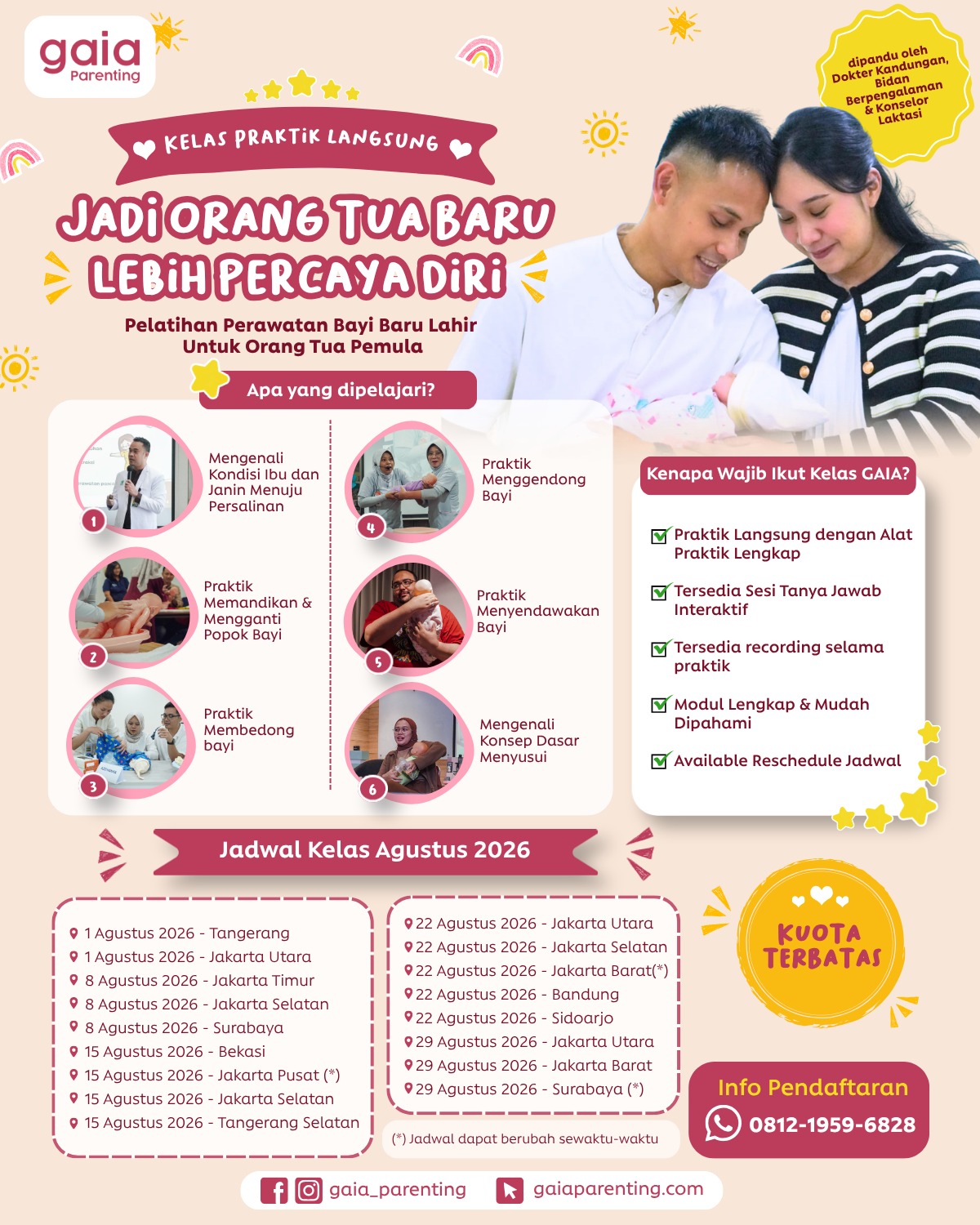 Gaia Parenting Facebook ad: Daftar sekarang dan dapatkan diskon 45%
