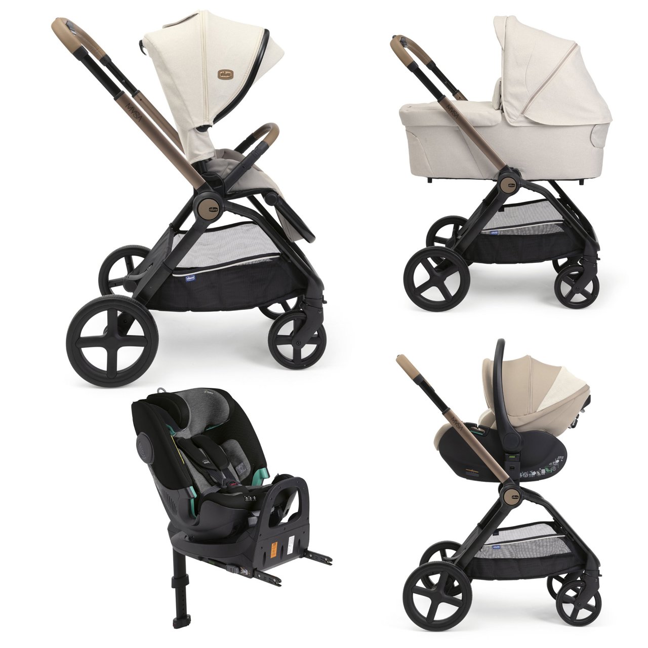 Chicco Facebook ad: De la naissance aux premiers pas, Chicco vous…