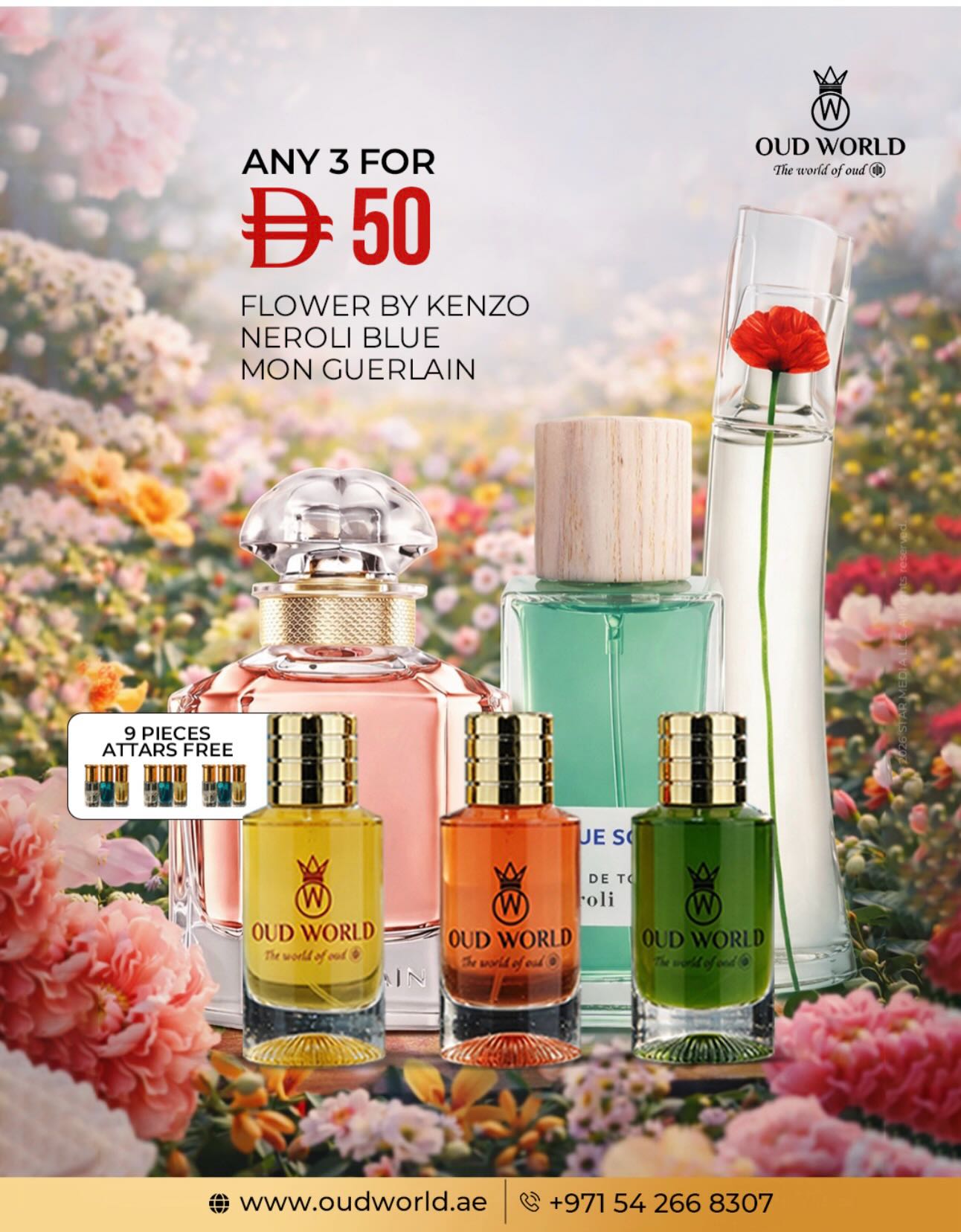 OUD WORLD DUBAI Facebook ad