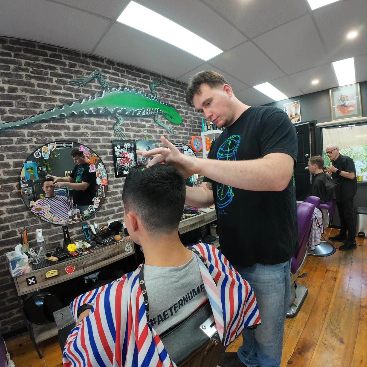 Cheeky Barbers Facebook ad