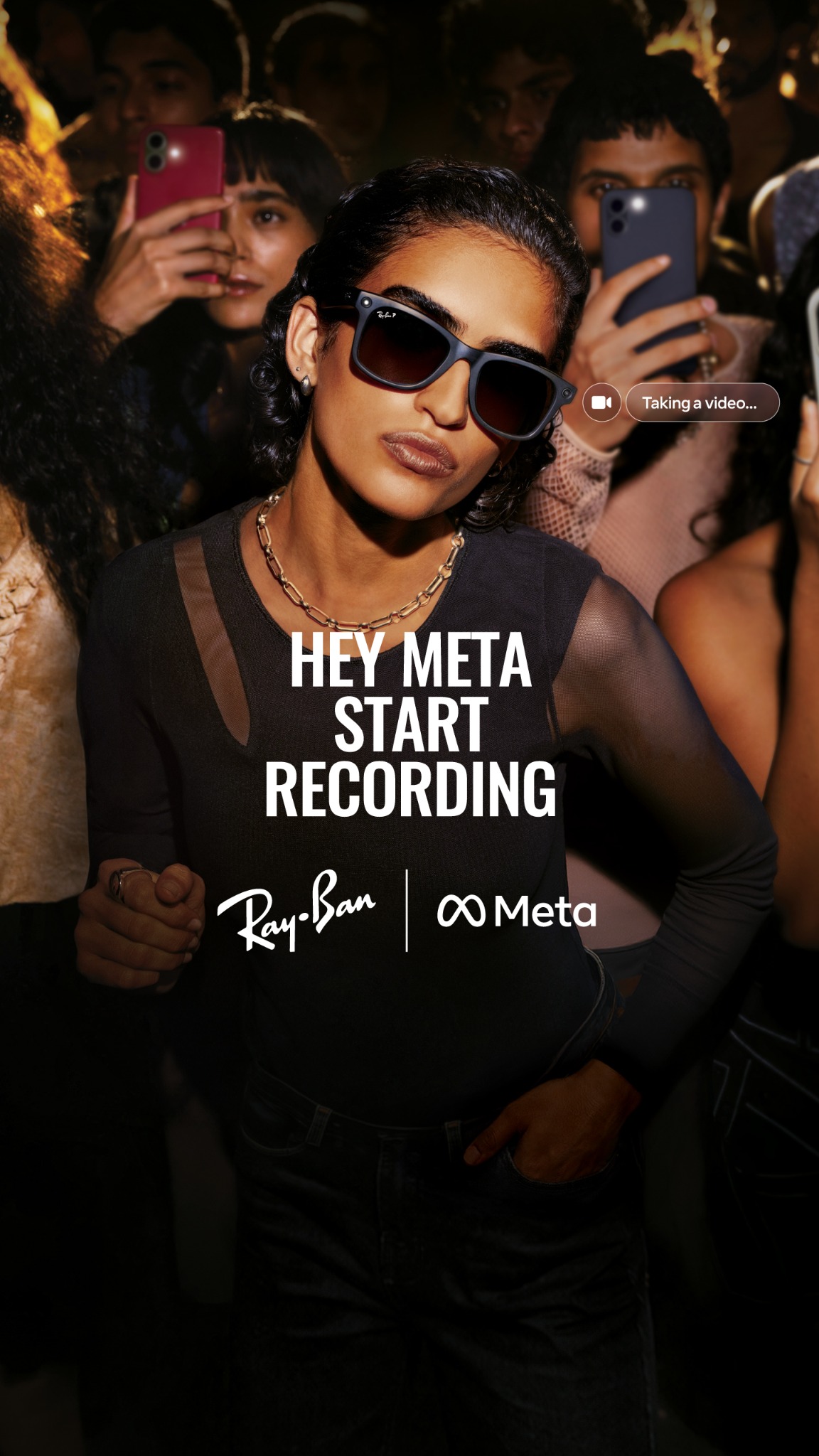 Ray-Ban Meta Facebook ad