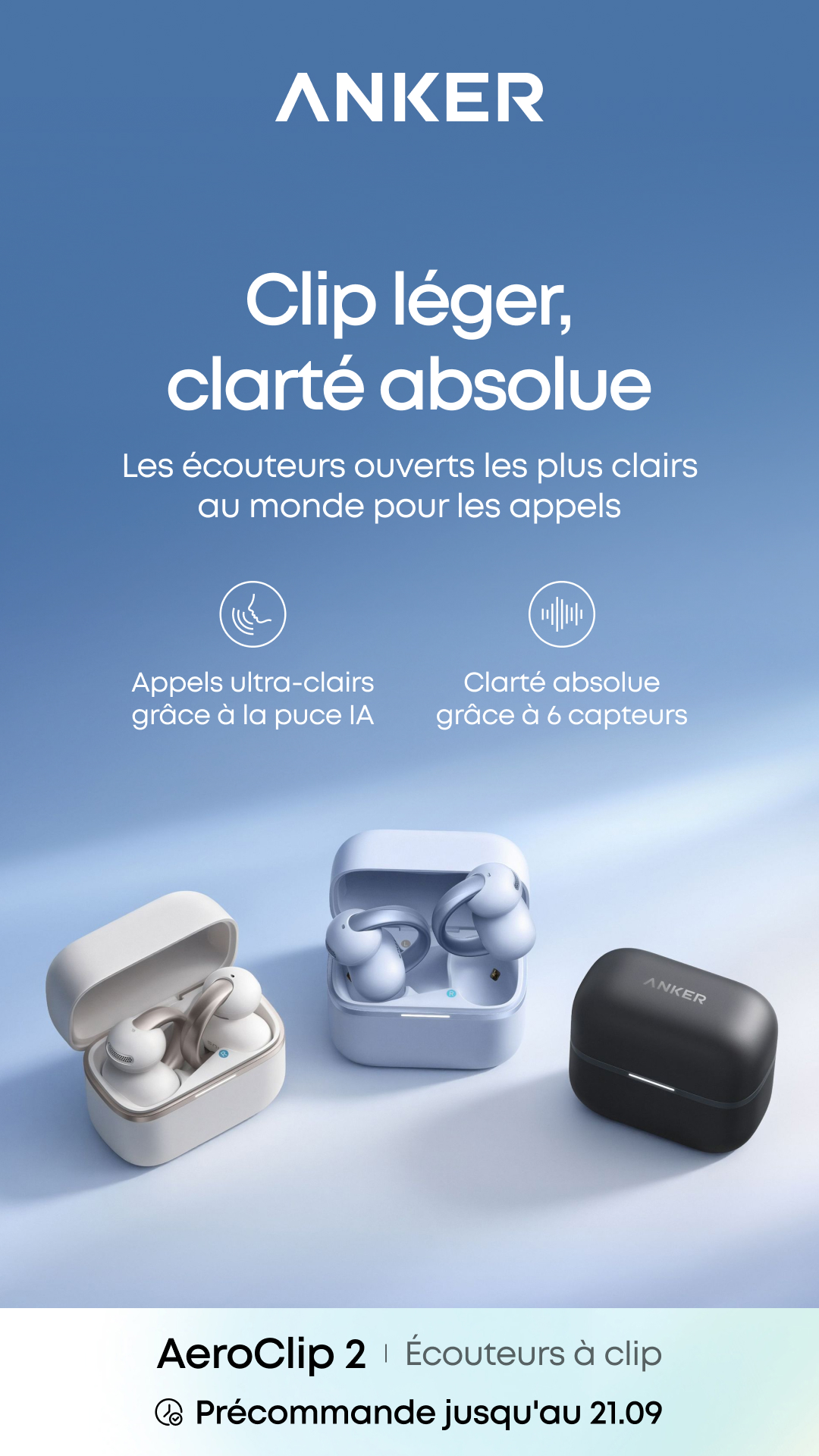 Anker Facebook ad: Nouveau AeroClip 2