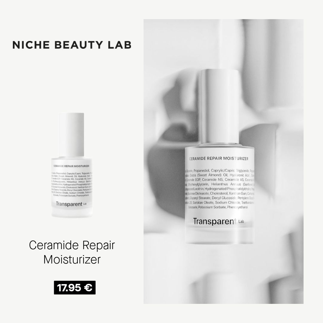 Niche Beauty Lab Facebook ad: Täglicher Sonnenschutz für jeden Hauttyp.