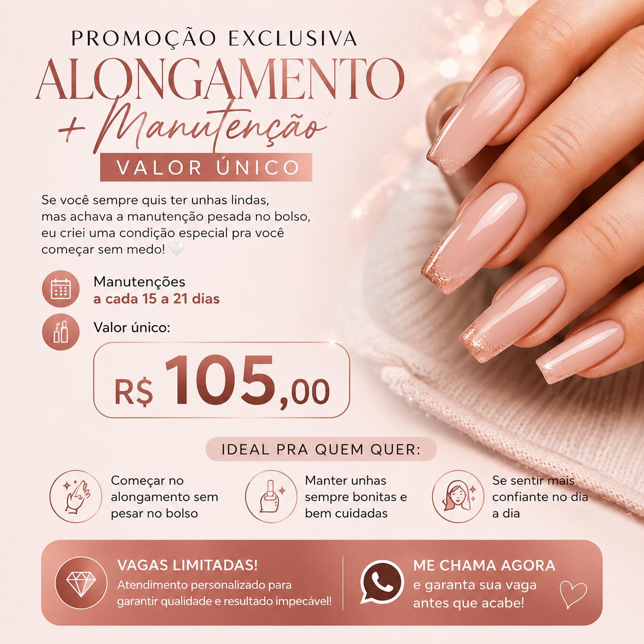 Bruna Blanco Microblanding Facebook ad: UNHAS PERFEITAS