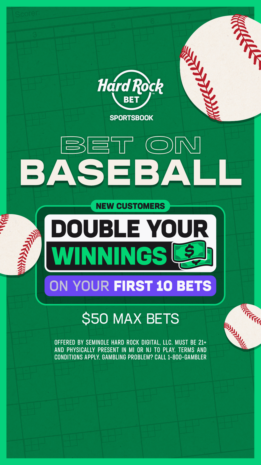 Hard Rock Bet Facebook ad