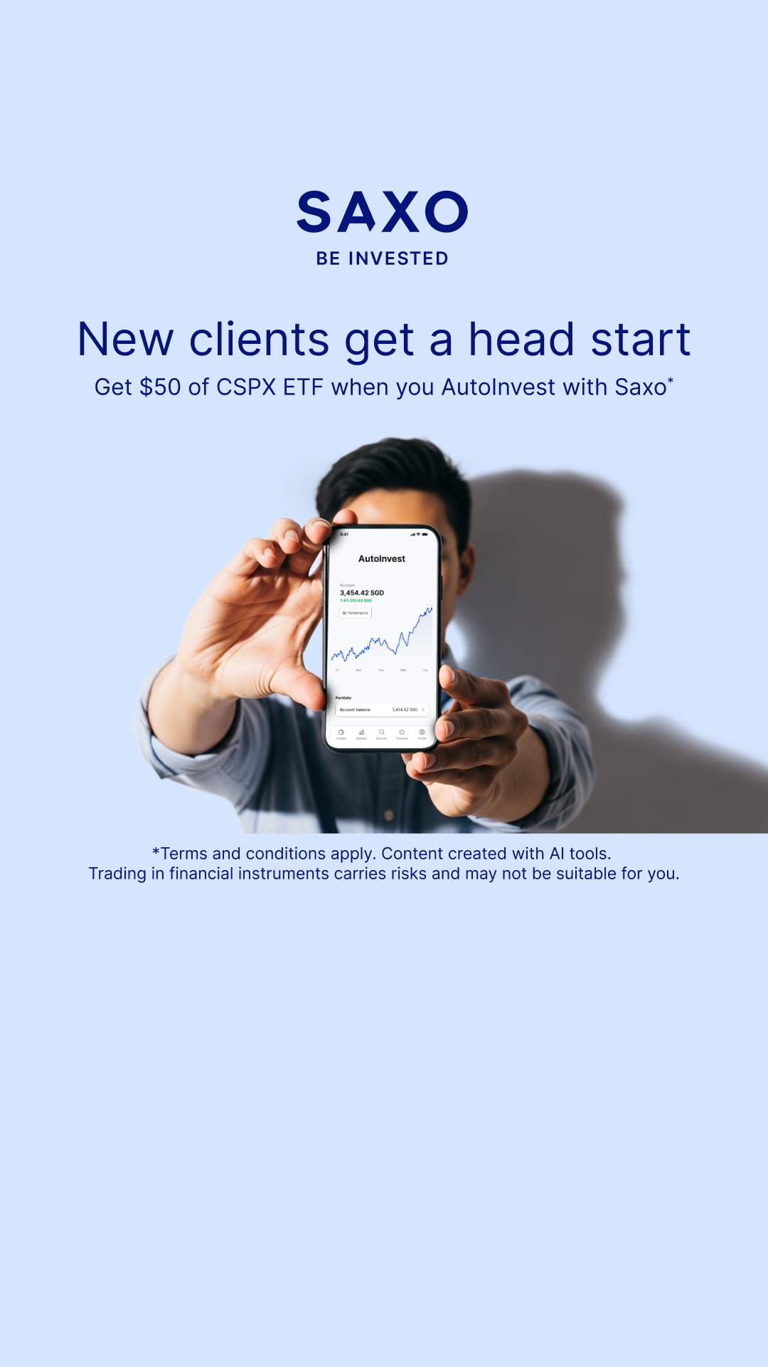Saxo Singapore Facebook ad
