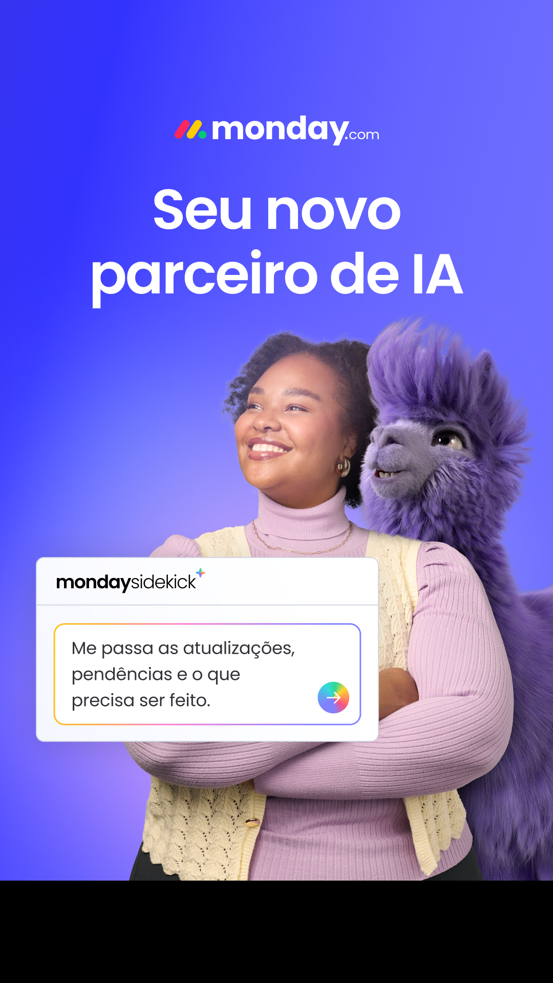 monday.com Facebook ad