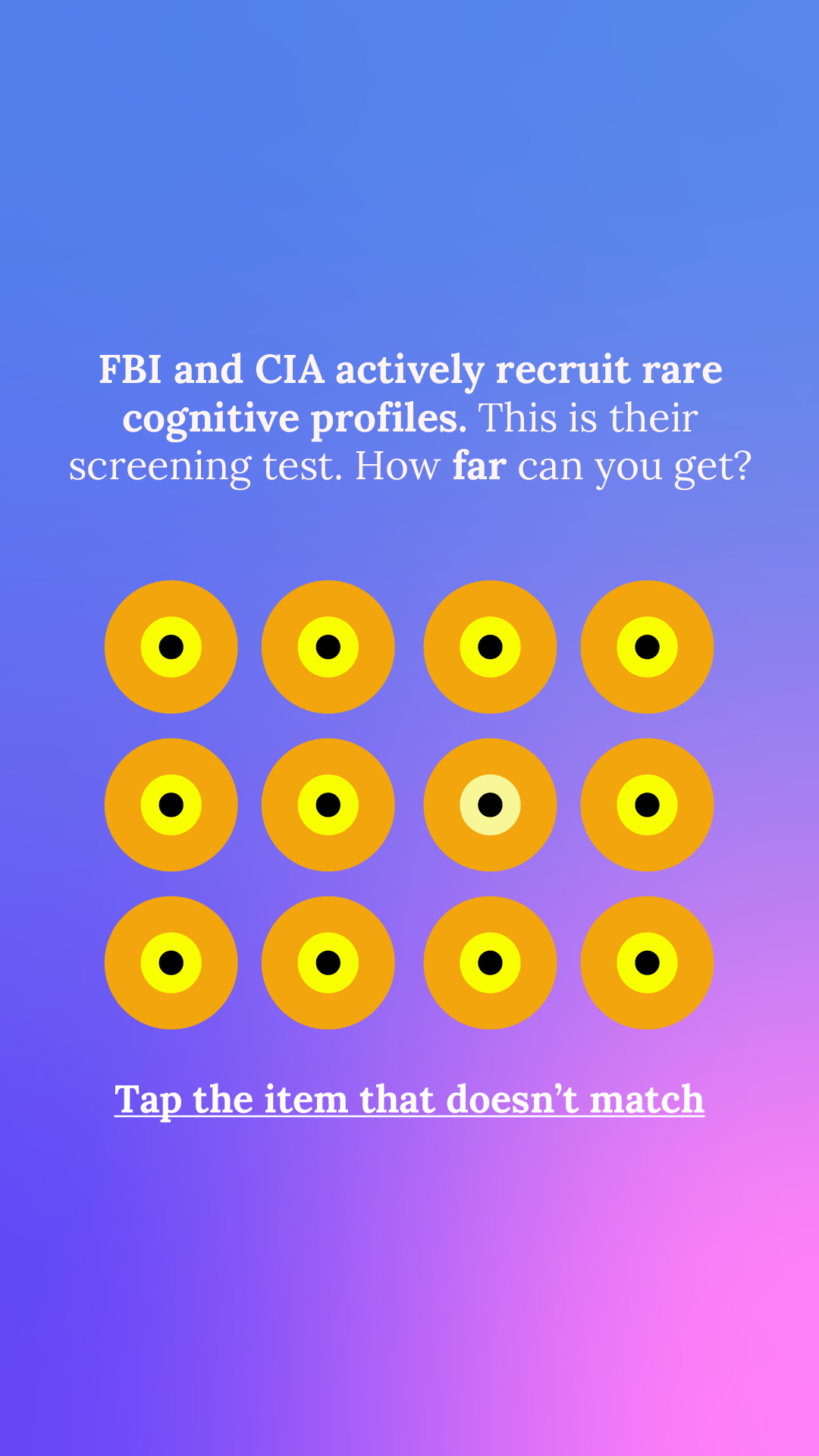 Brain Health Check Facebook ad