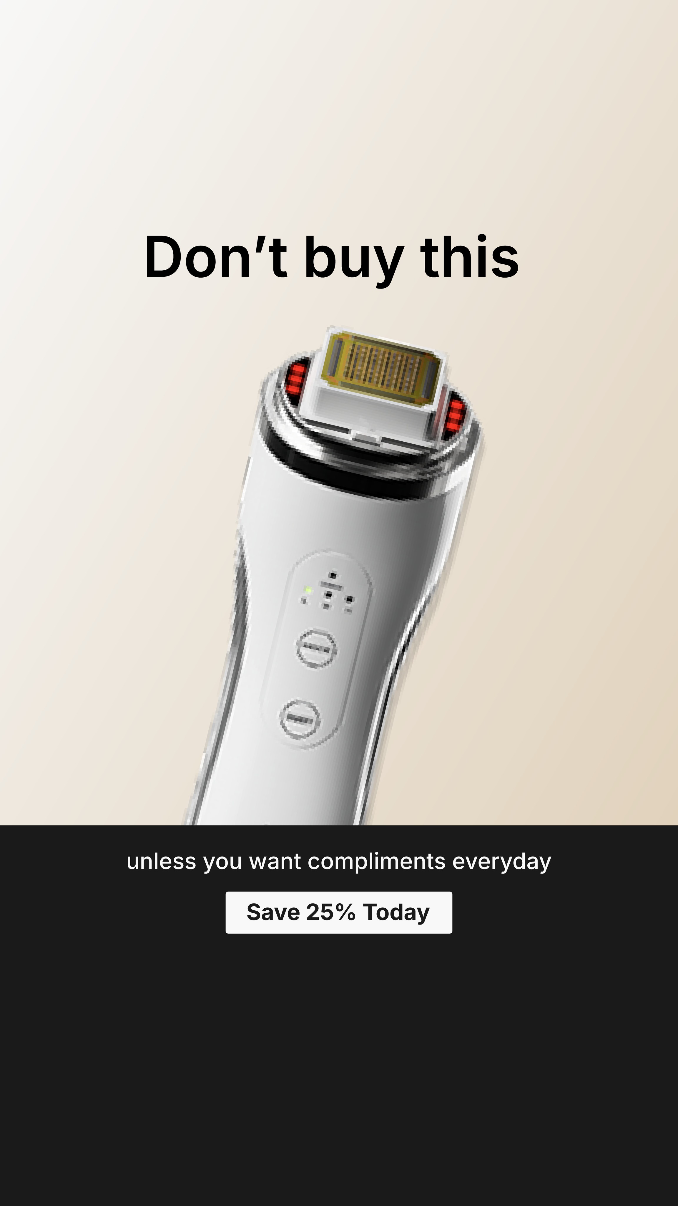 Veauty Facebook ad