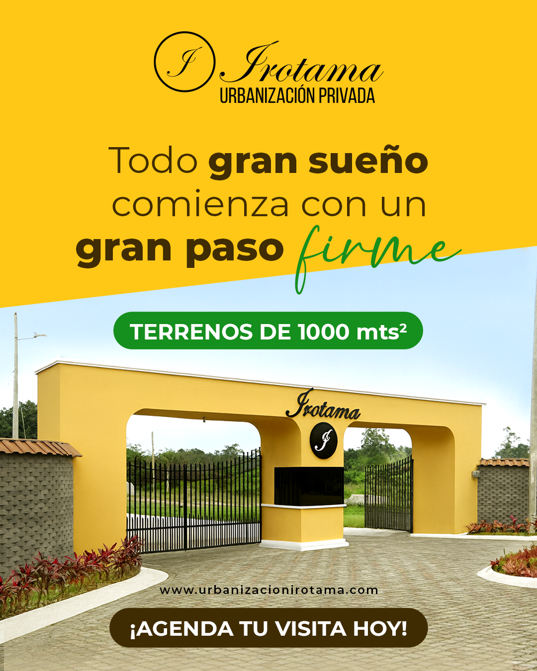 Irotama - Urbanización Privada Facebook ad from Oct 21, 2025
