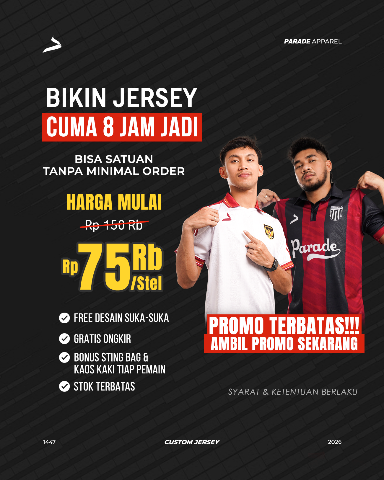 Parade Apparel Facebook ad