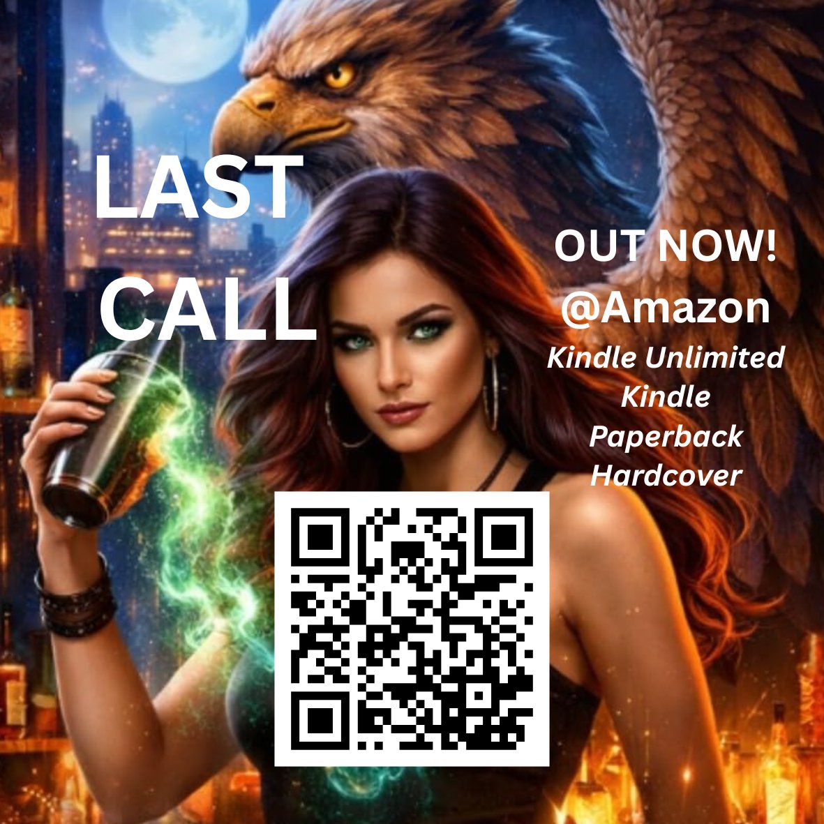 SquirrelArt Cindi Facebook ad: Last Call: Book 1 of The 414 Chronicles