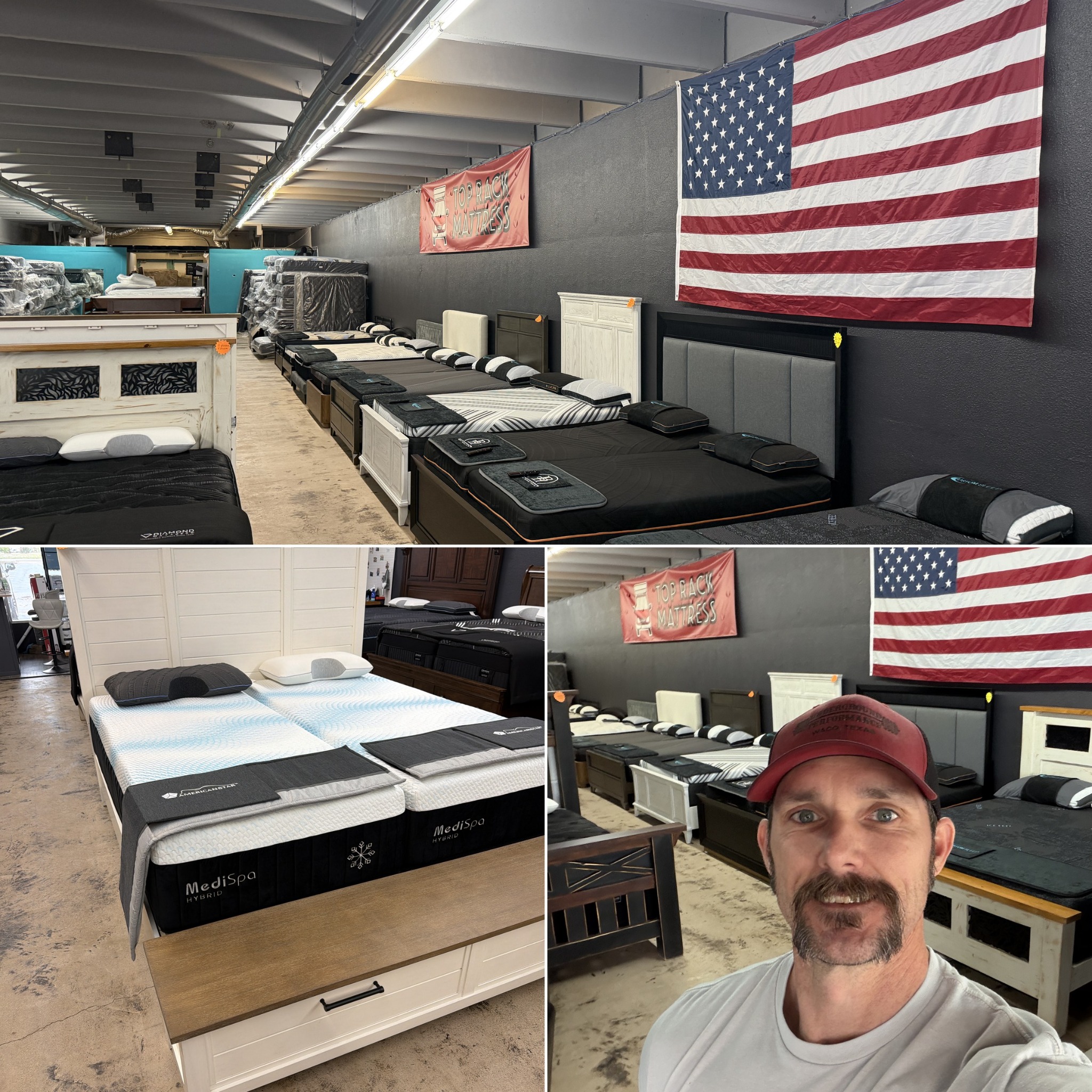 Top Rack Mattress Facebook ad: WACO AREA MATTRESS LIQUIDATION!