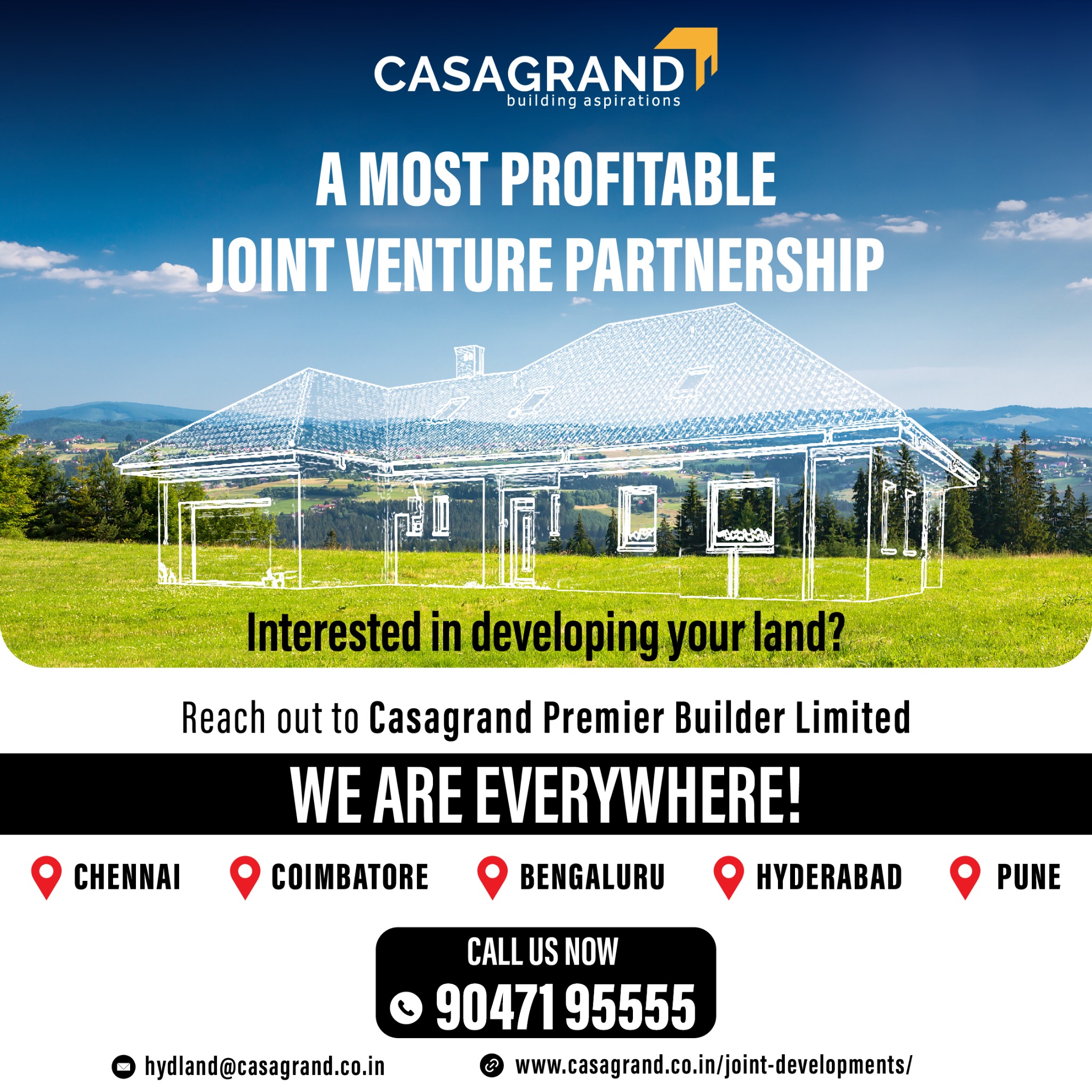 Land Acquisition - Hyderabad Facebook ad
