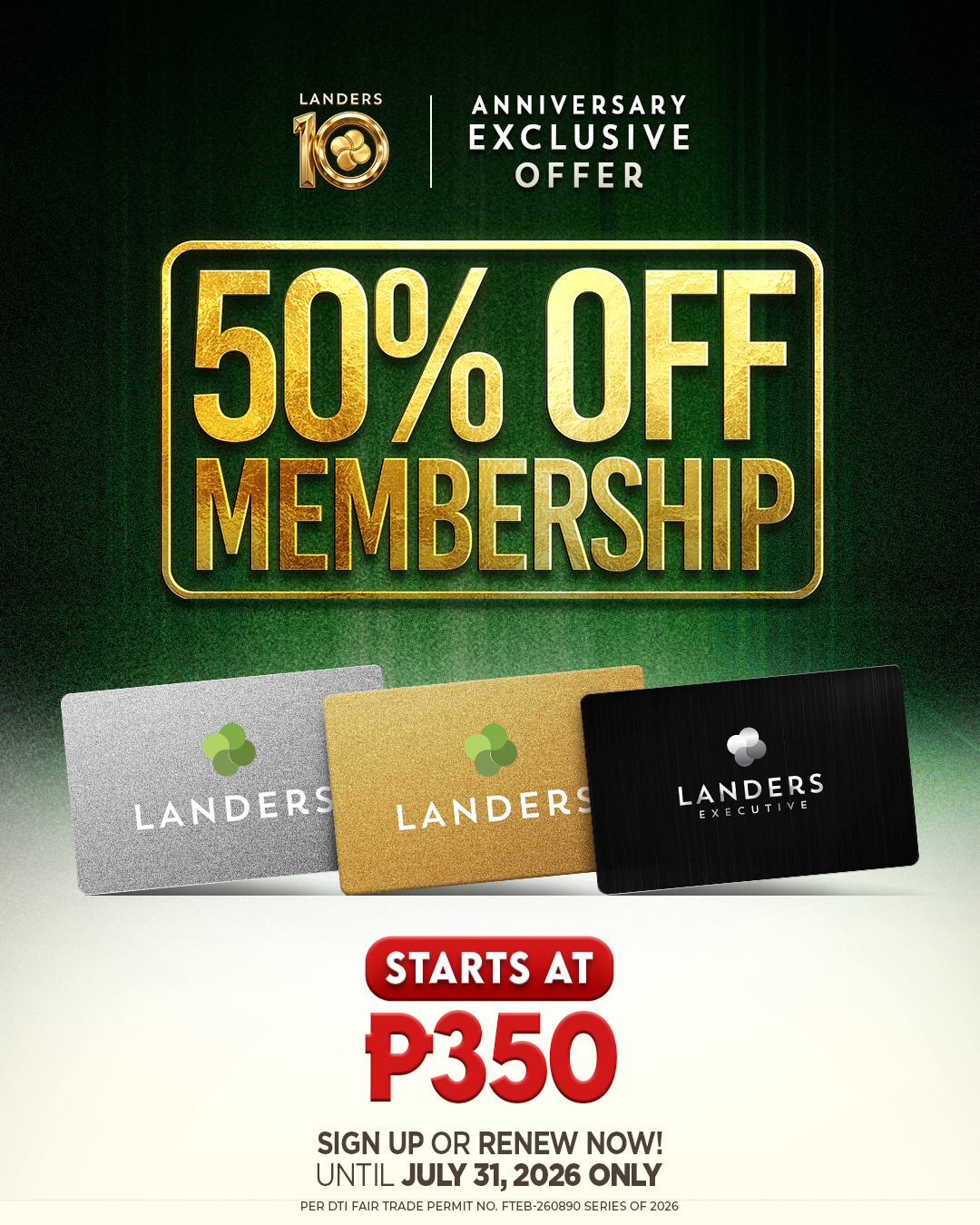 Landers Superstore Facebook ad