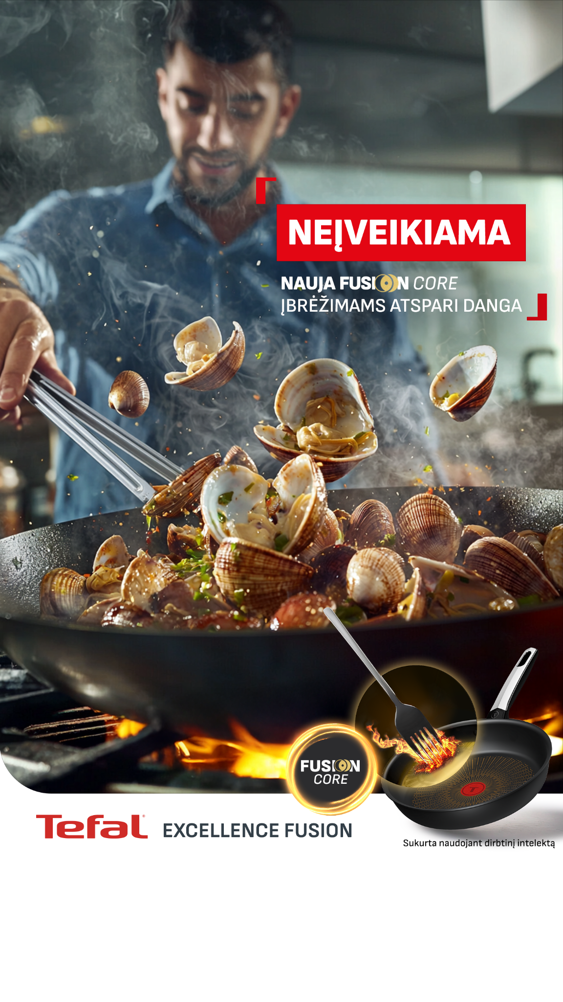 Tefal Facebook ad: Tefal Excellence Fusion