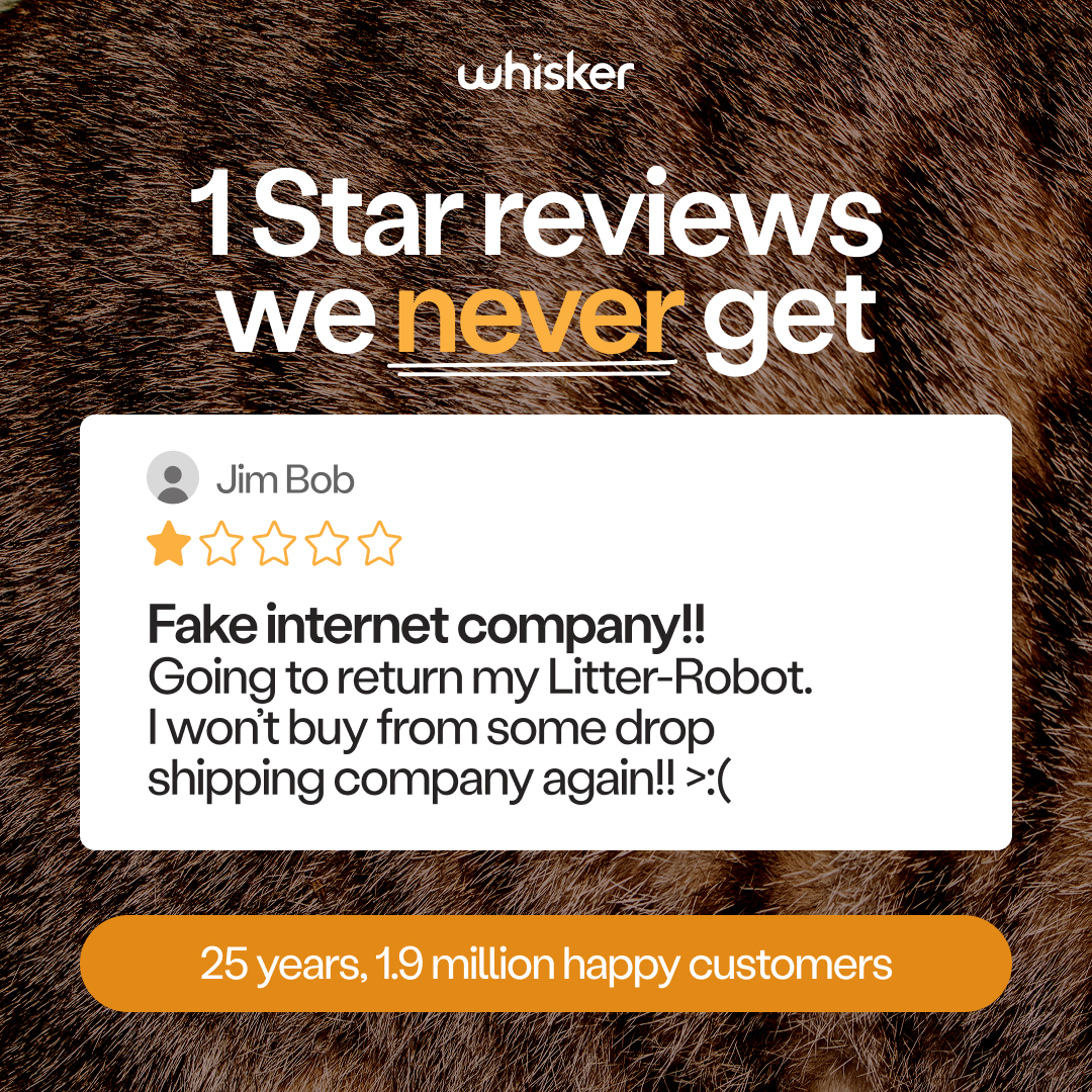 Whisker Facebook ad: Trusted By 2 Million+ Cat Parents