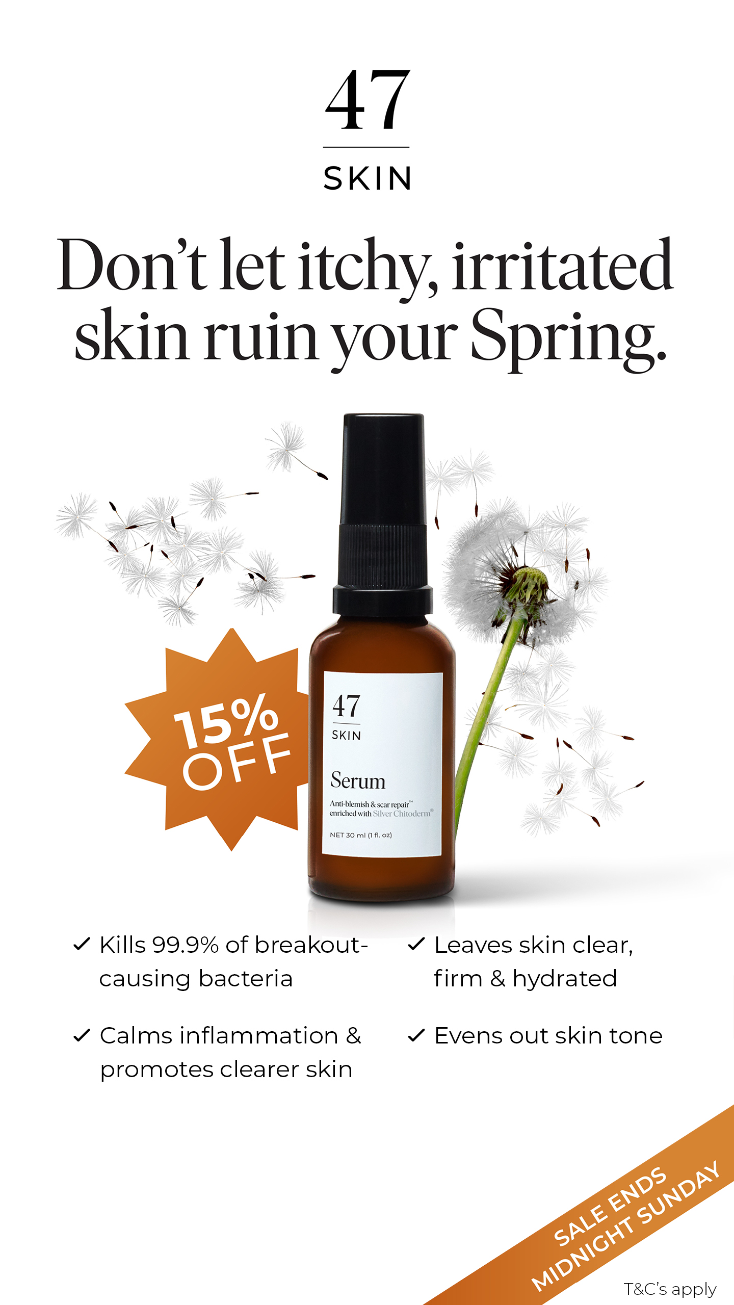 47Skin Facebook ad