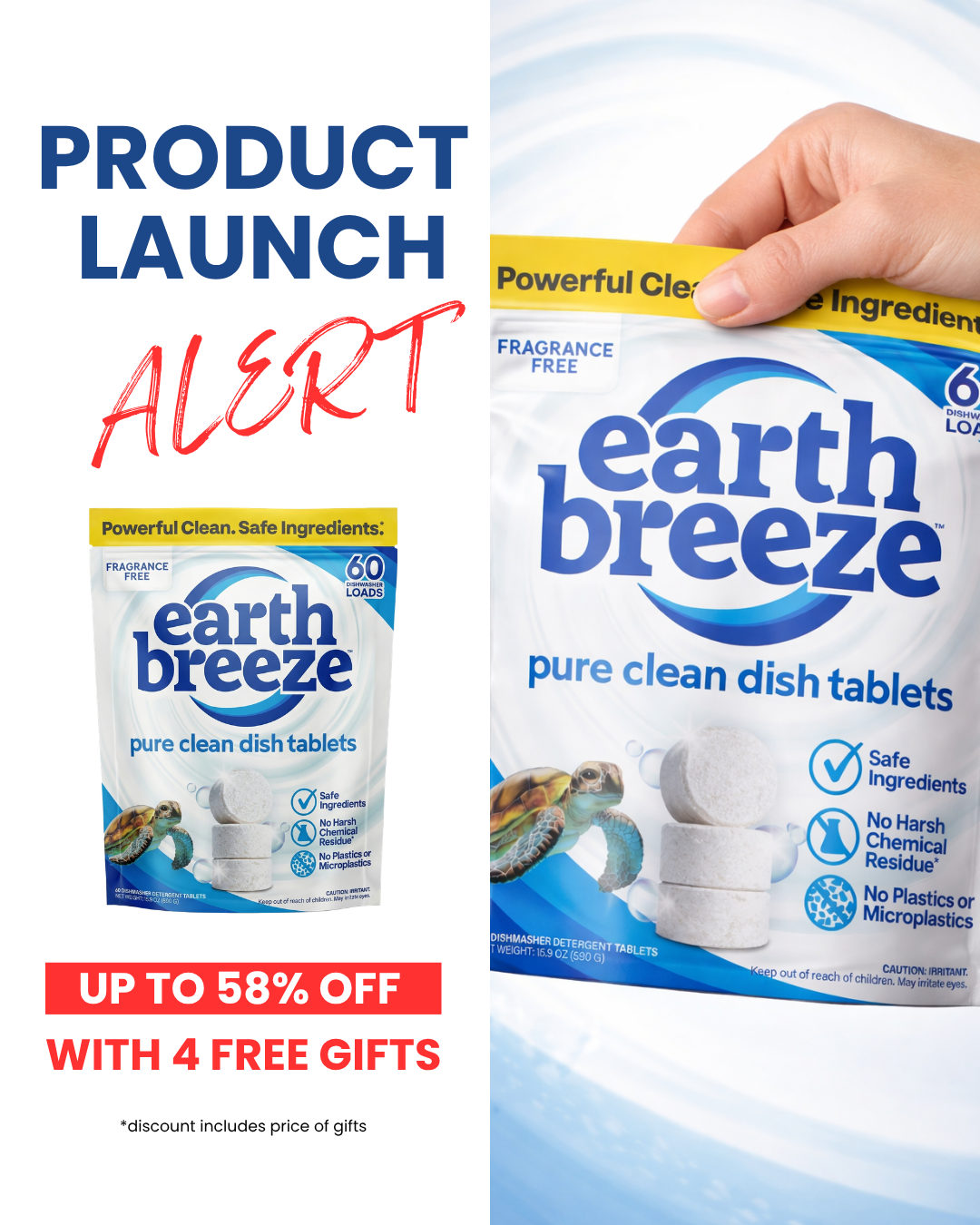 Earth Breeze Facebook ad