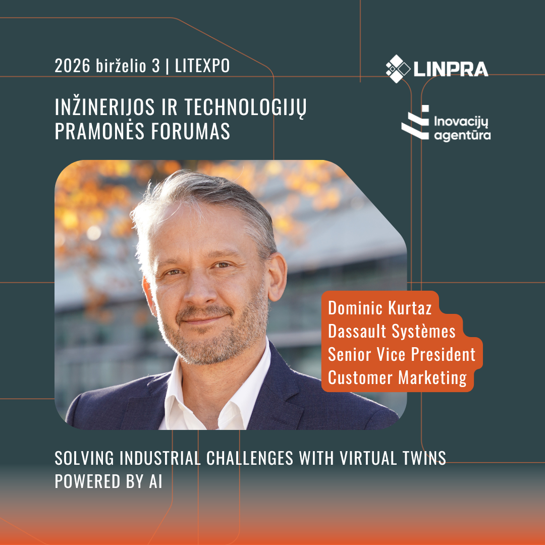 Lietuvos inžinerijos ir technologijų pramonės asociacija Linpra Facebook ad: Ekonomika, dirbtinis intelektas, geopolitika ir kelias nuo…