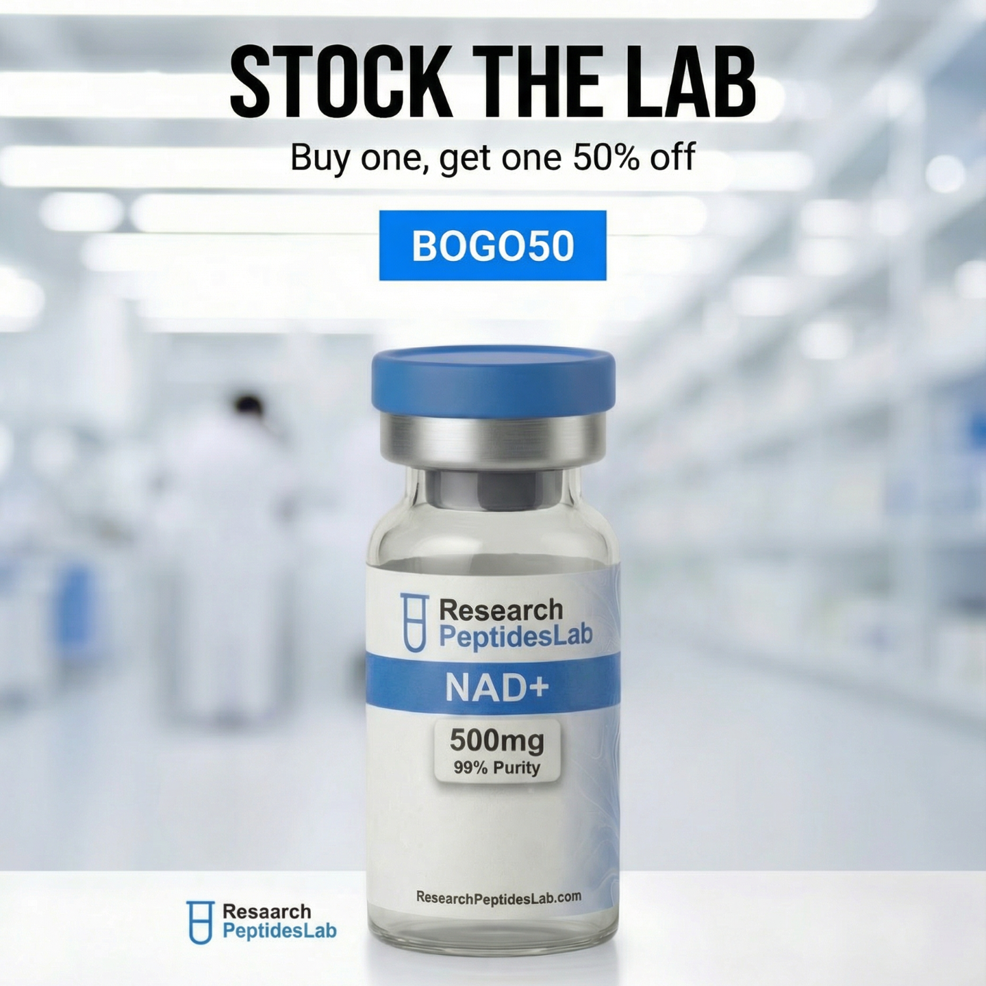 Research Peptides Lab Facebook ad