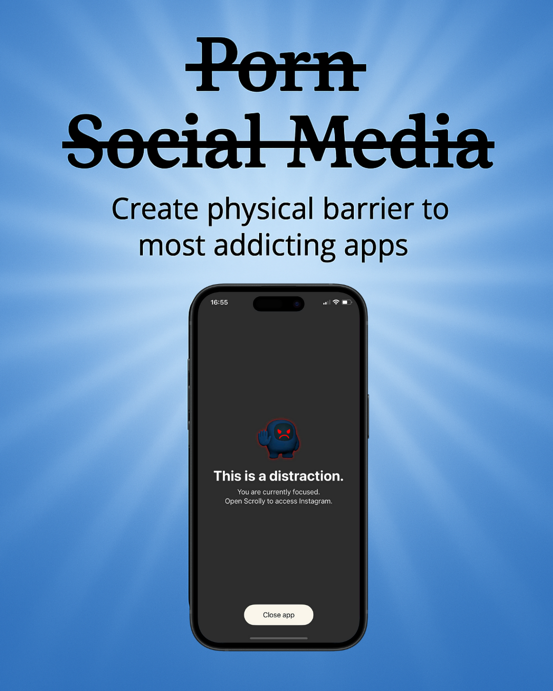 NoScroll Club Facebook ad