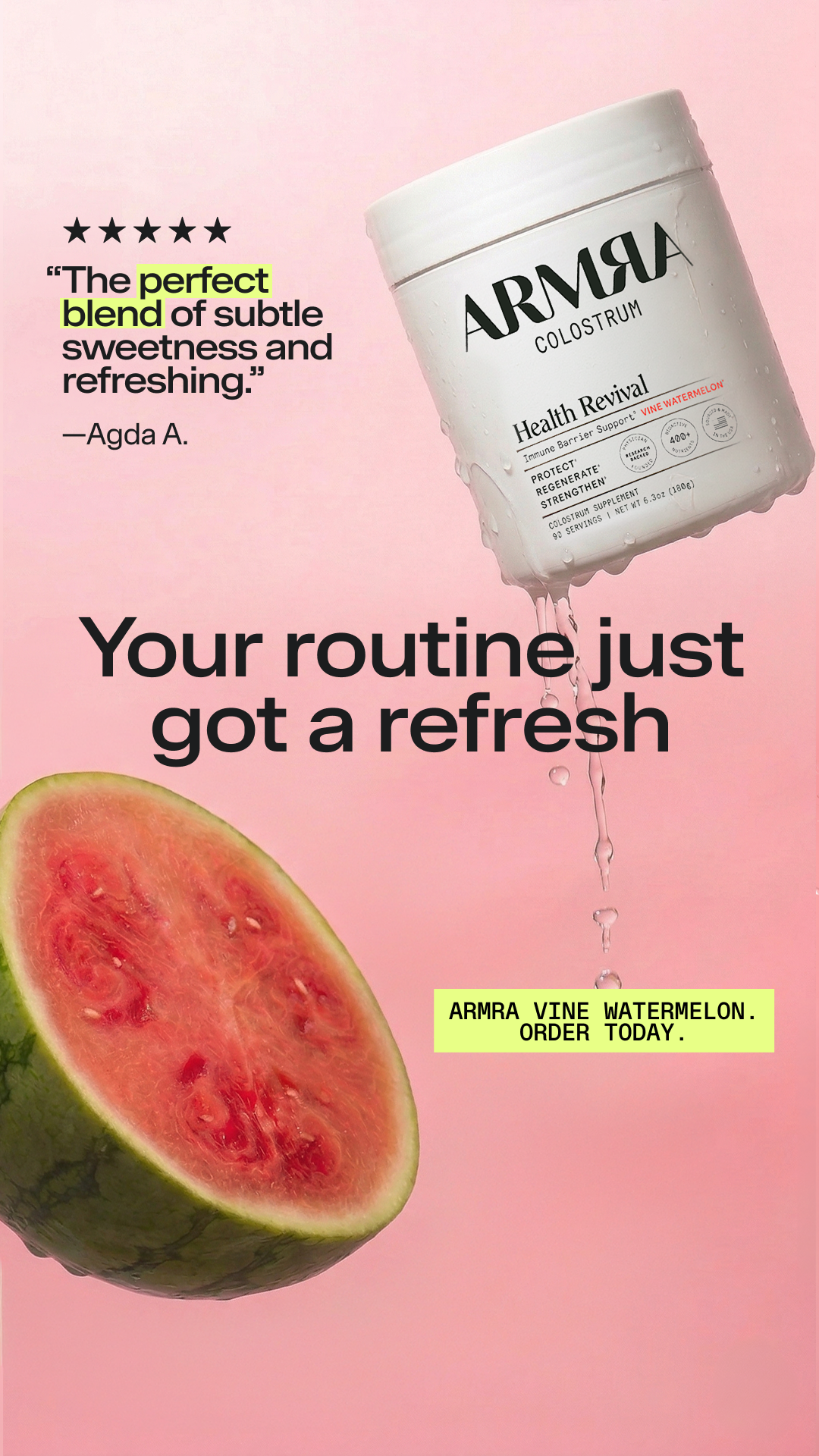 ARMRA Facebook ad