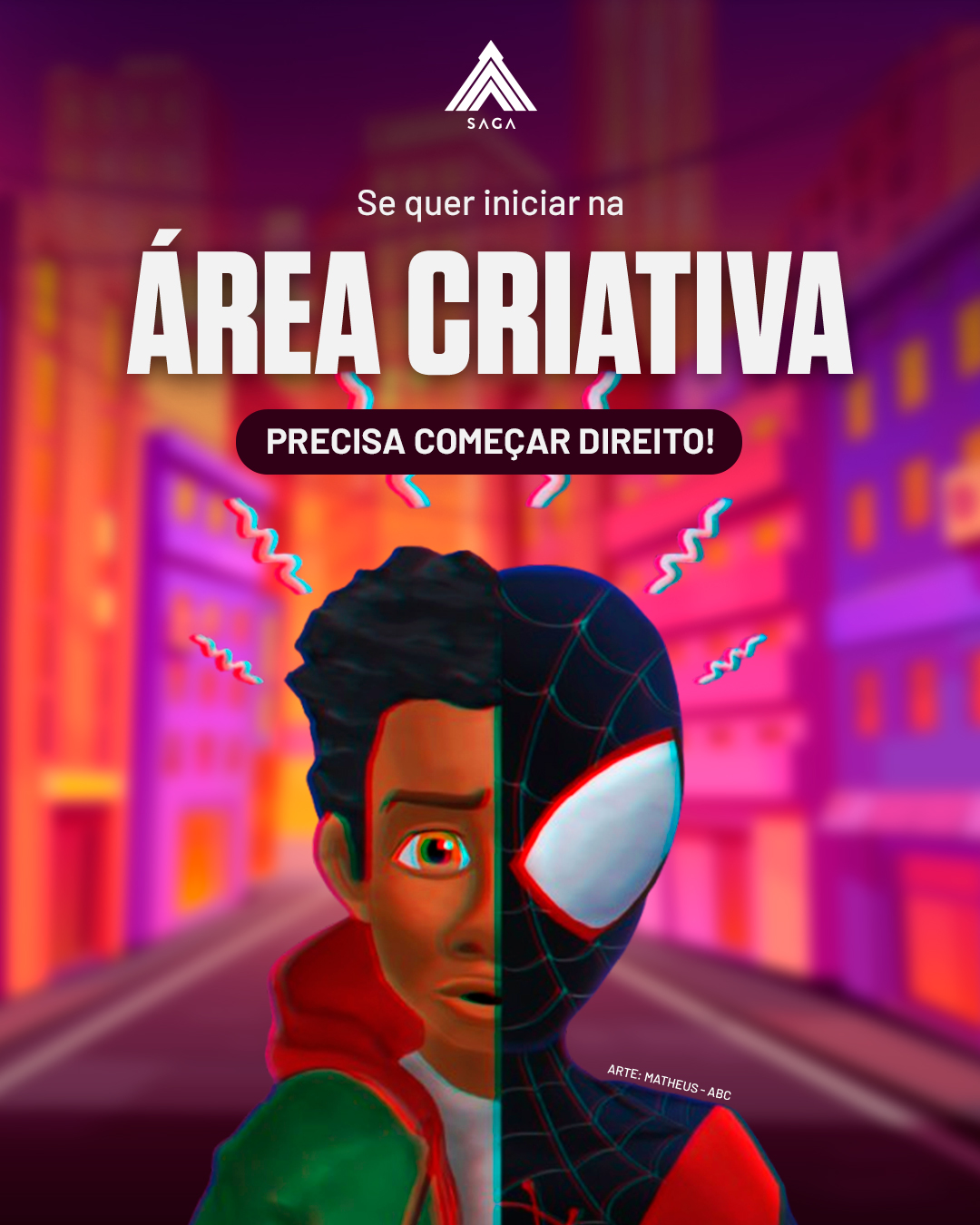 Escola Saga Facebook ad
