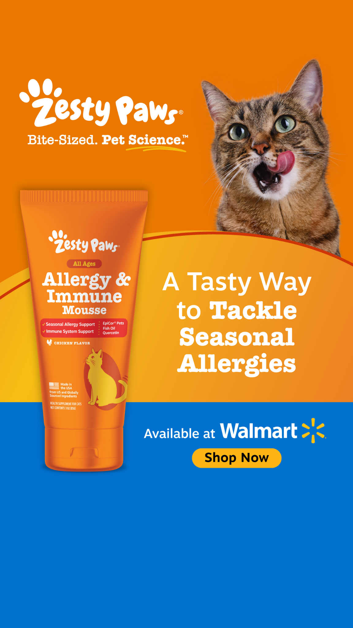 Zesty Paws Facebook ad