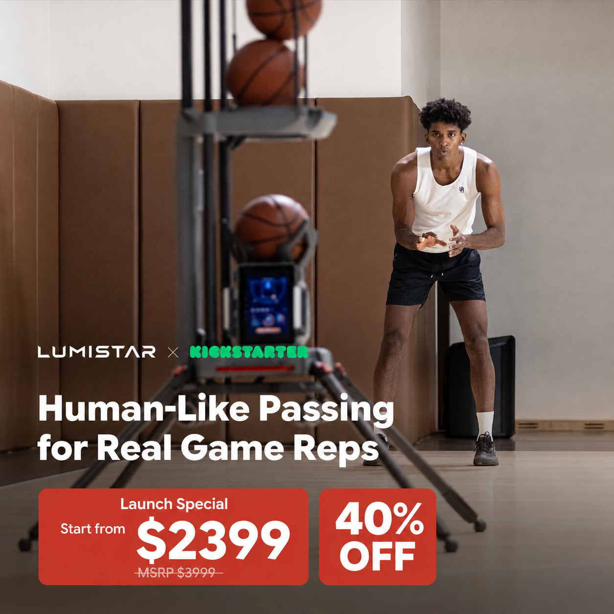 Lumistar Global Facebook ad: Now Live on Kickstarter - Start from $2399, 40% off