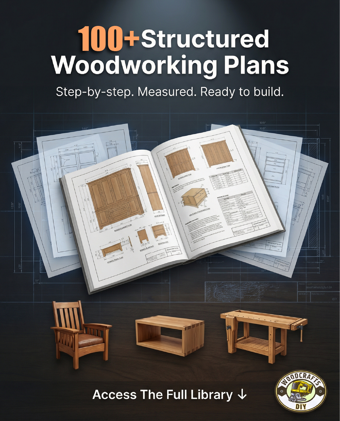WoodCrafts DIY Facebook ad