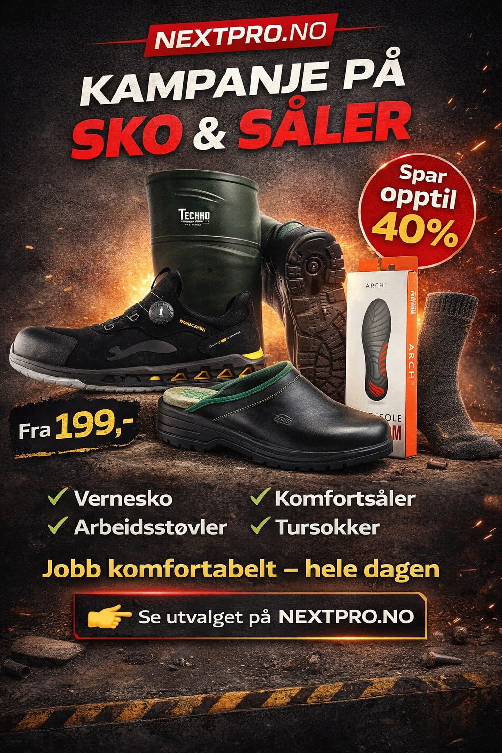 Nextpro.no Facebook ad: Skodager