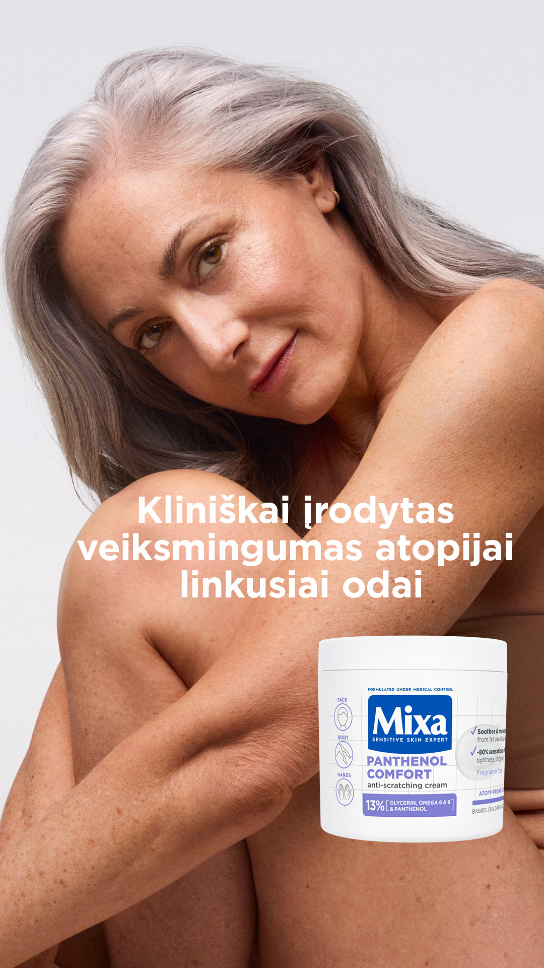 Mixa Facebook ad: Daugiafunkcis kremas