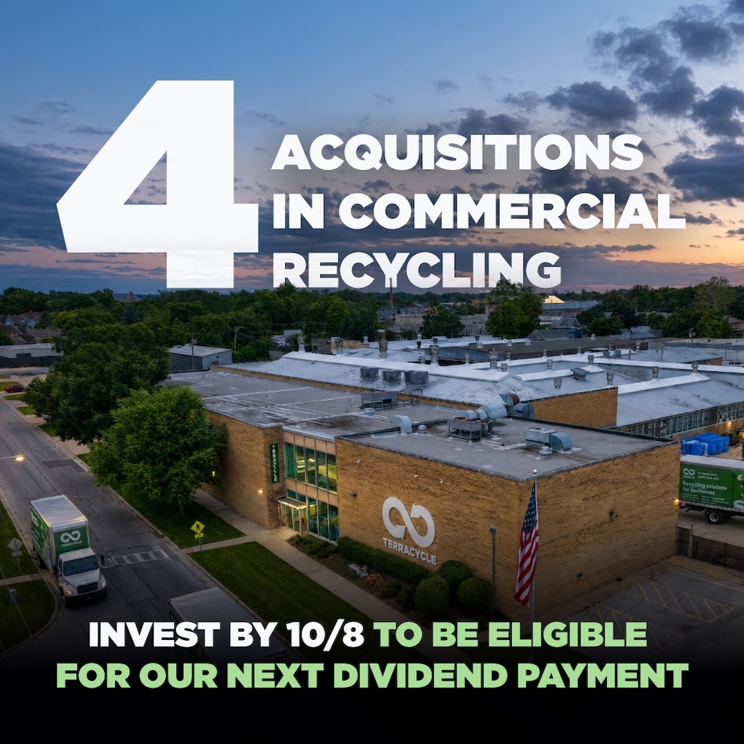 TerraCycle US Facebook ad: 4 Acquisitions Completed
