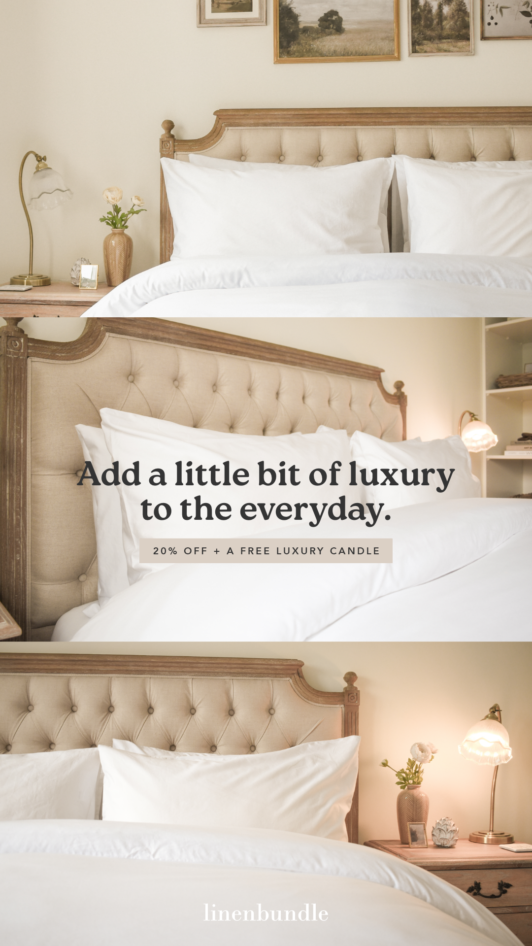 Linenbundle Facebook ad from Mar 13, 2026