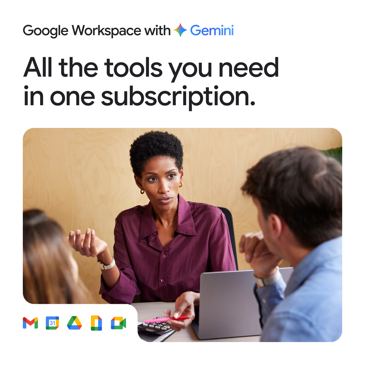 Google Workspace Facebook ad