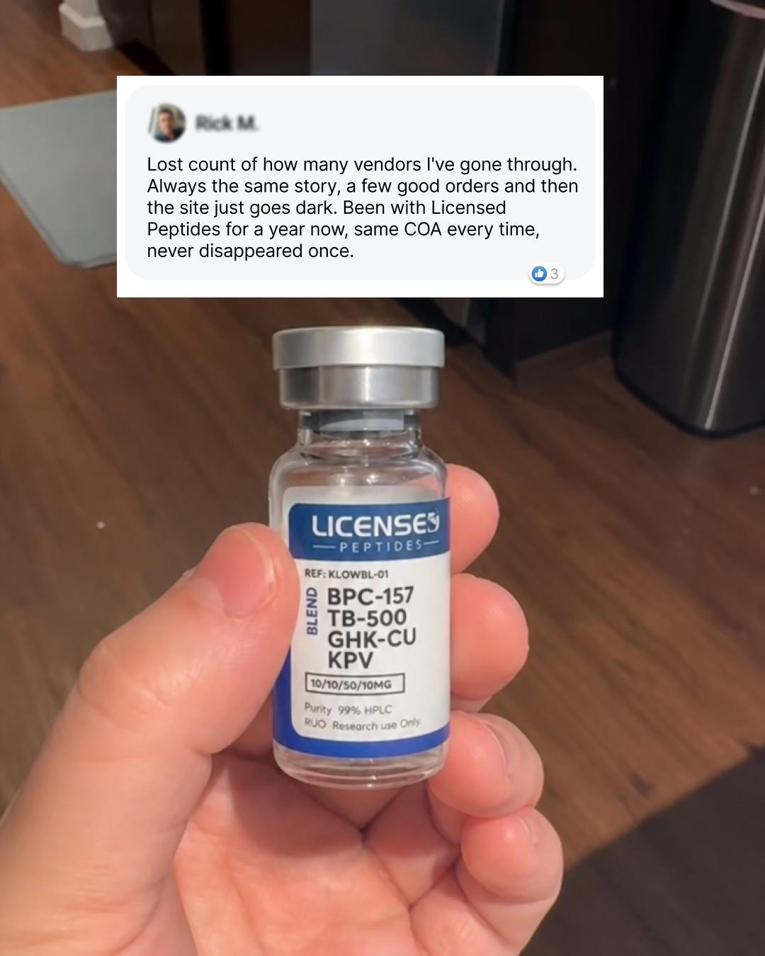 Licensed PeptideDirect Facebook ad: Scan The Back. Check Us.