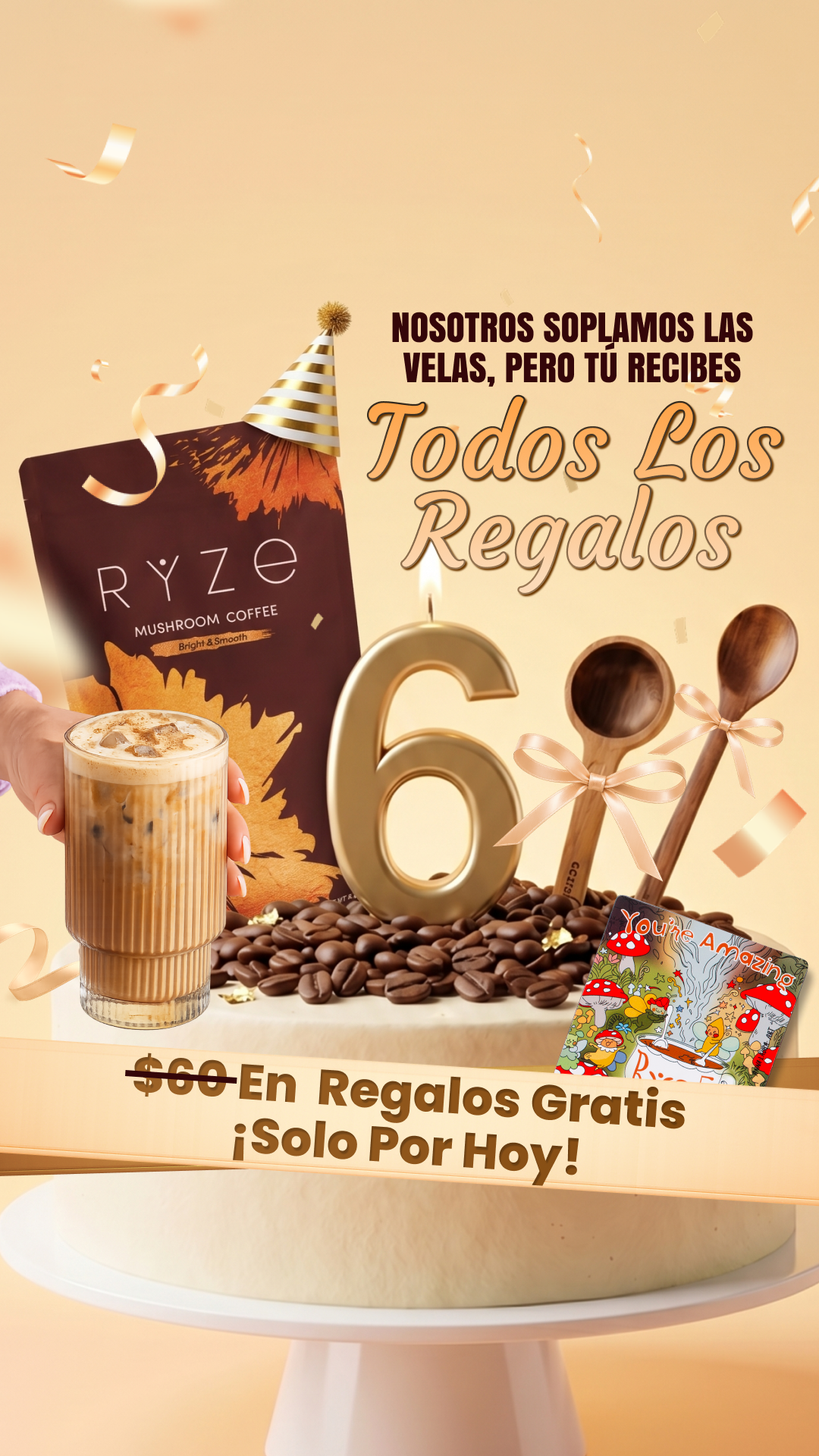 RYZE Superfoods Facebook ad