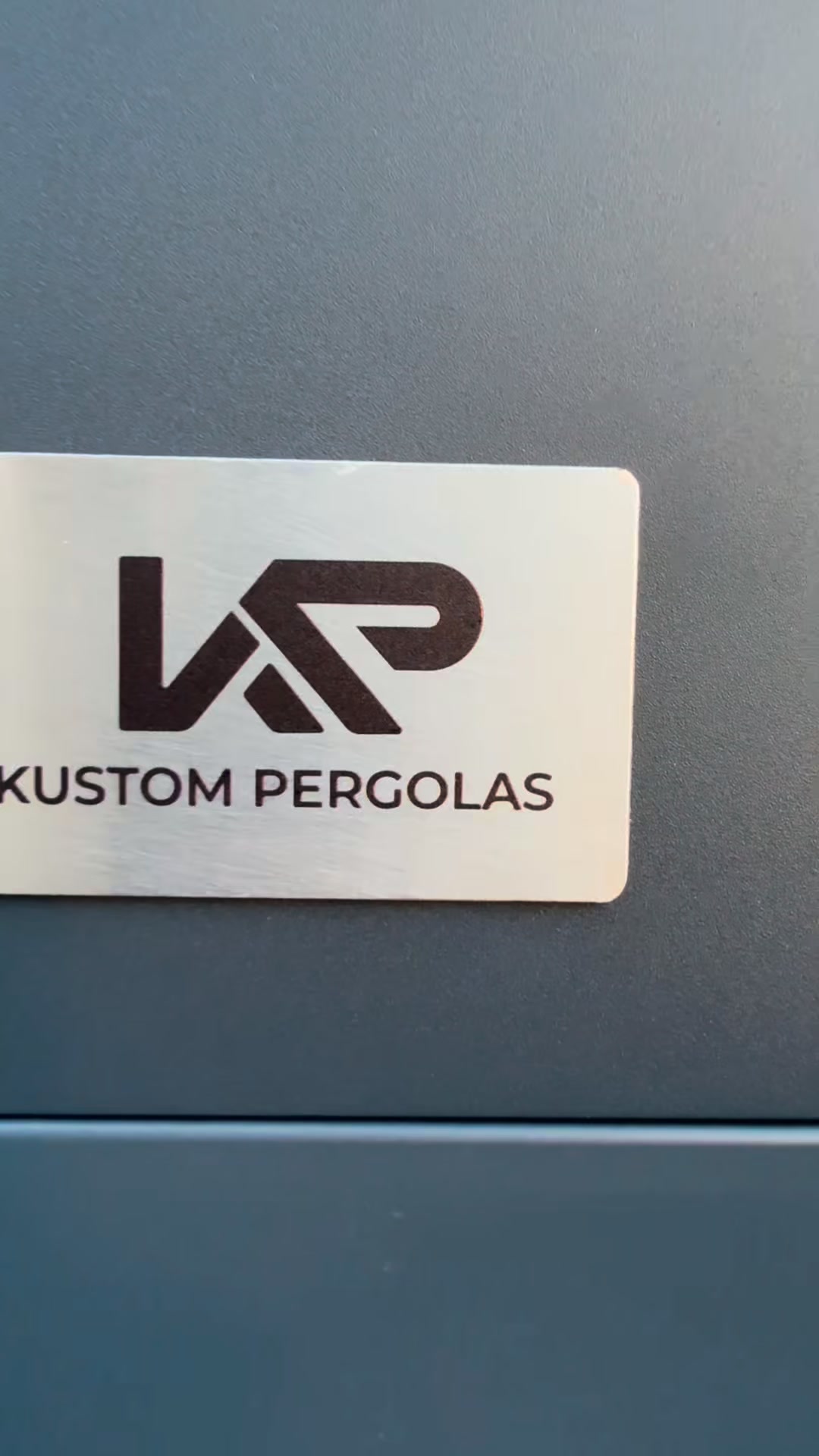 Kustom Pergolas Facebook ad: Luxury Outdoor Living